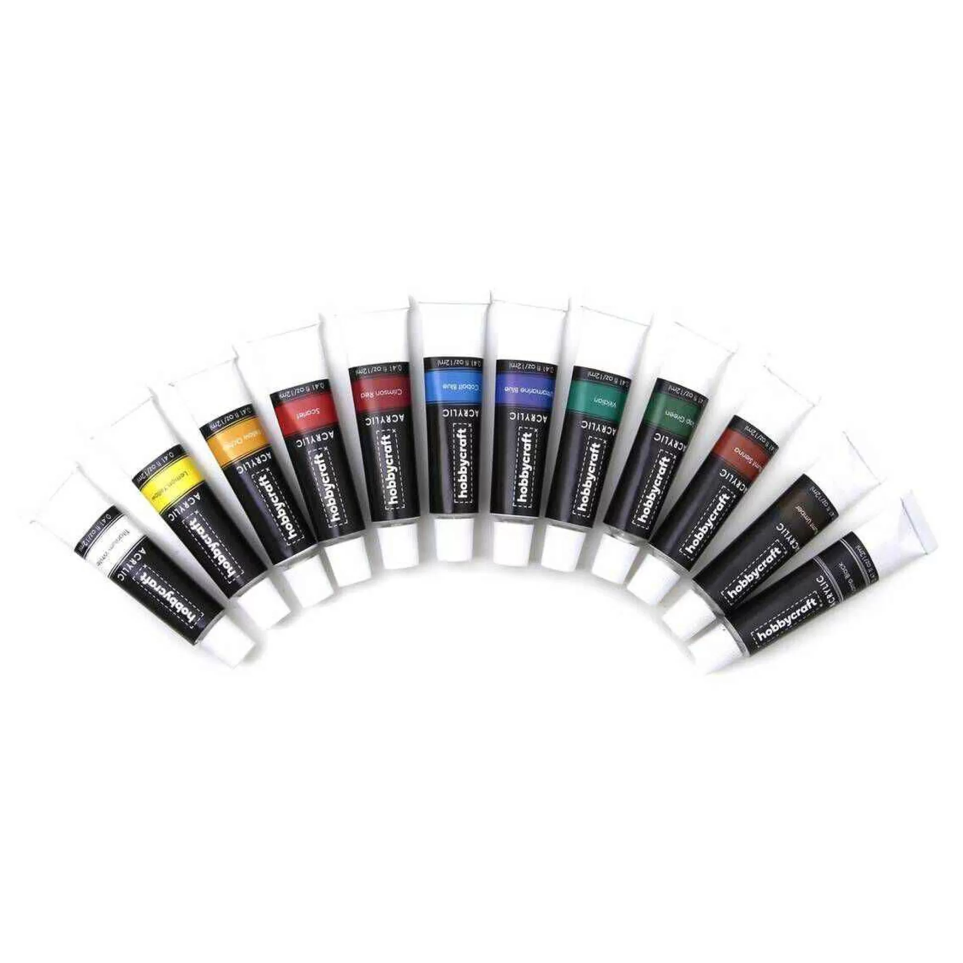 Acrylic Paint Set 12Ml 12 Pack-Hobbycraft Discount