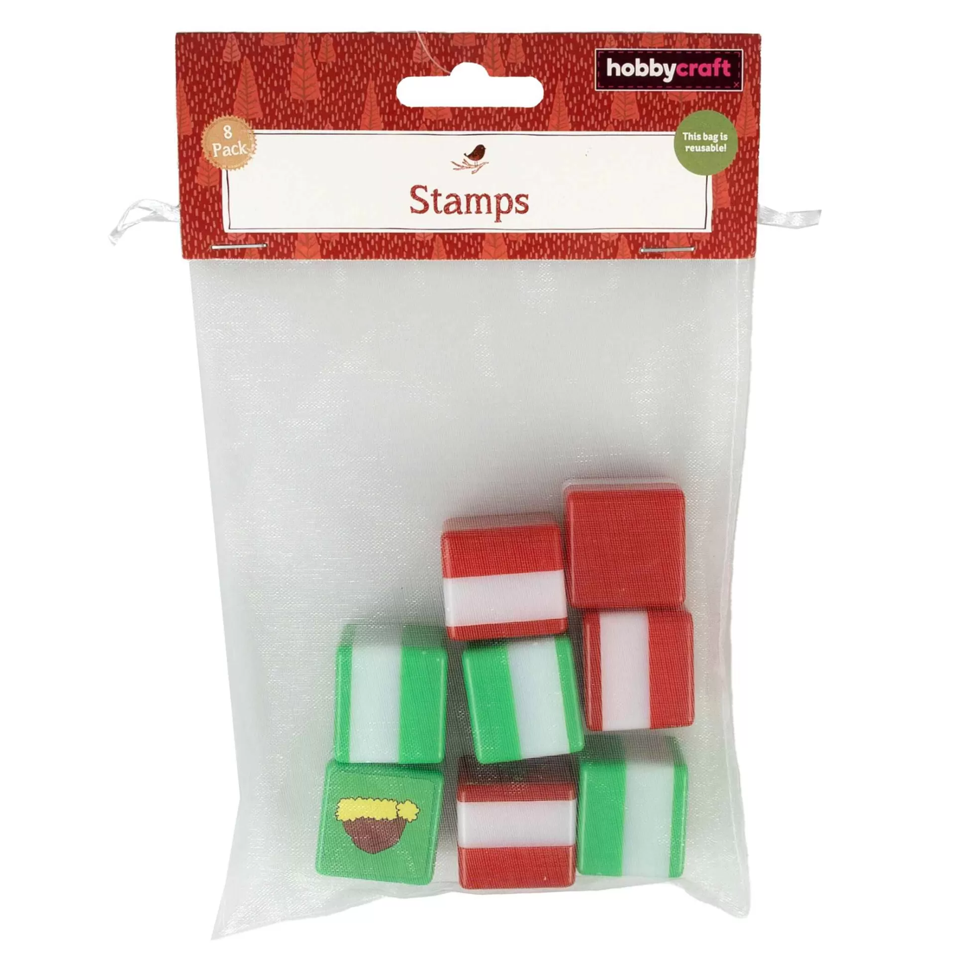 Assorted Christmas Stamps 8 Pack-Hobbycraft Outlet