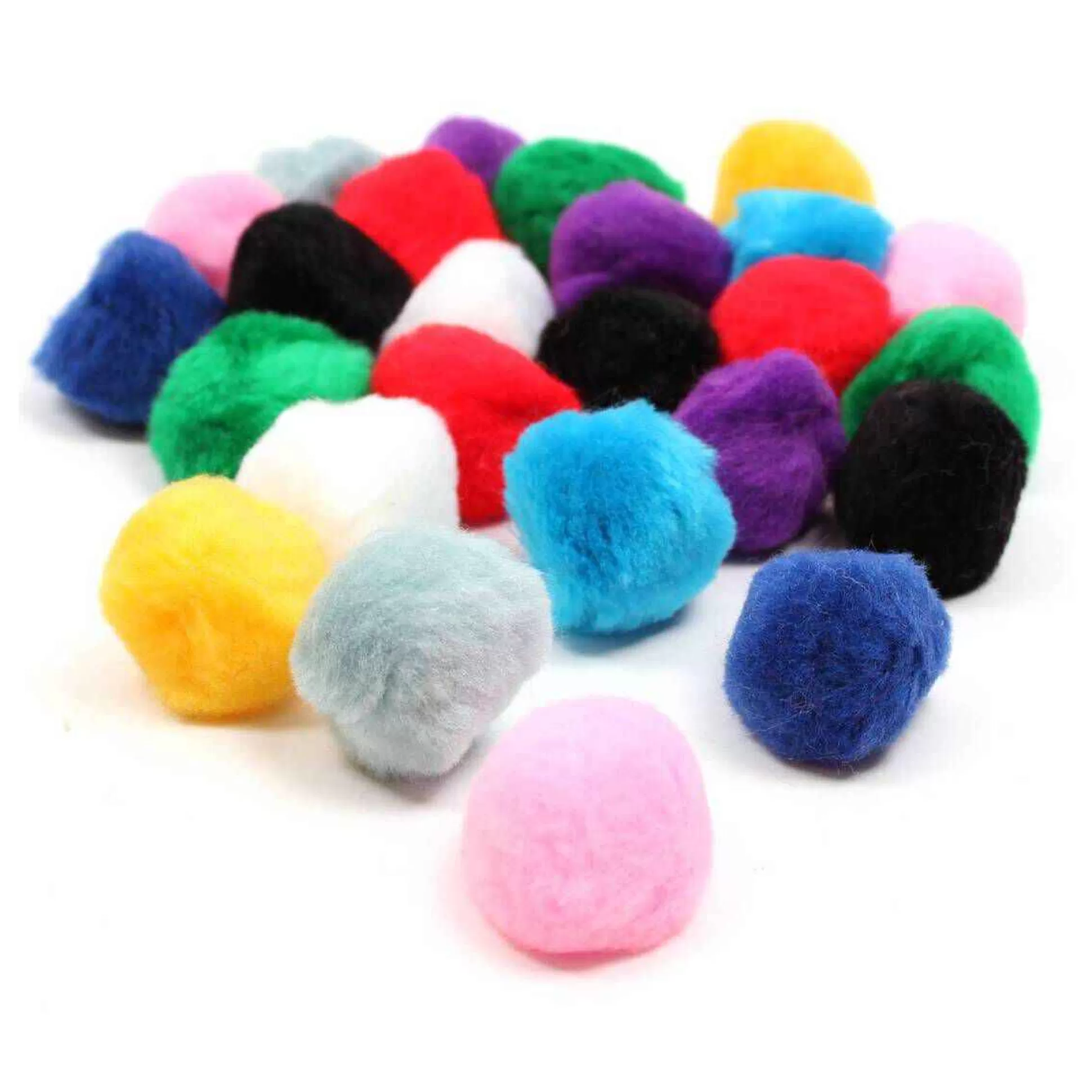 Assorted Pom Poms 5Cm 25 Pack-Hobbycraft Sale