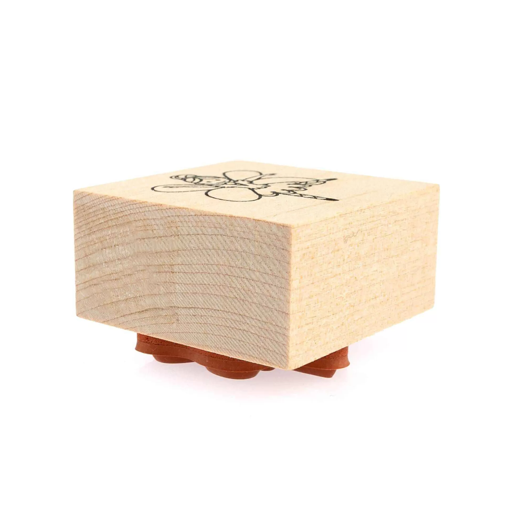 Ballerina Wooden Stamp 3.8Cm X 3.8Cm-Hobbycraft Outlet