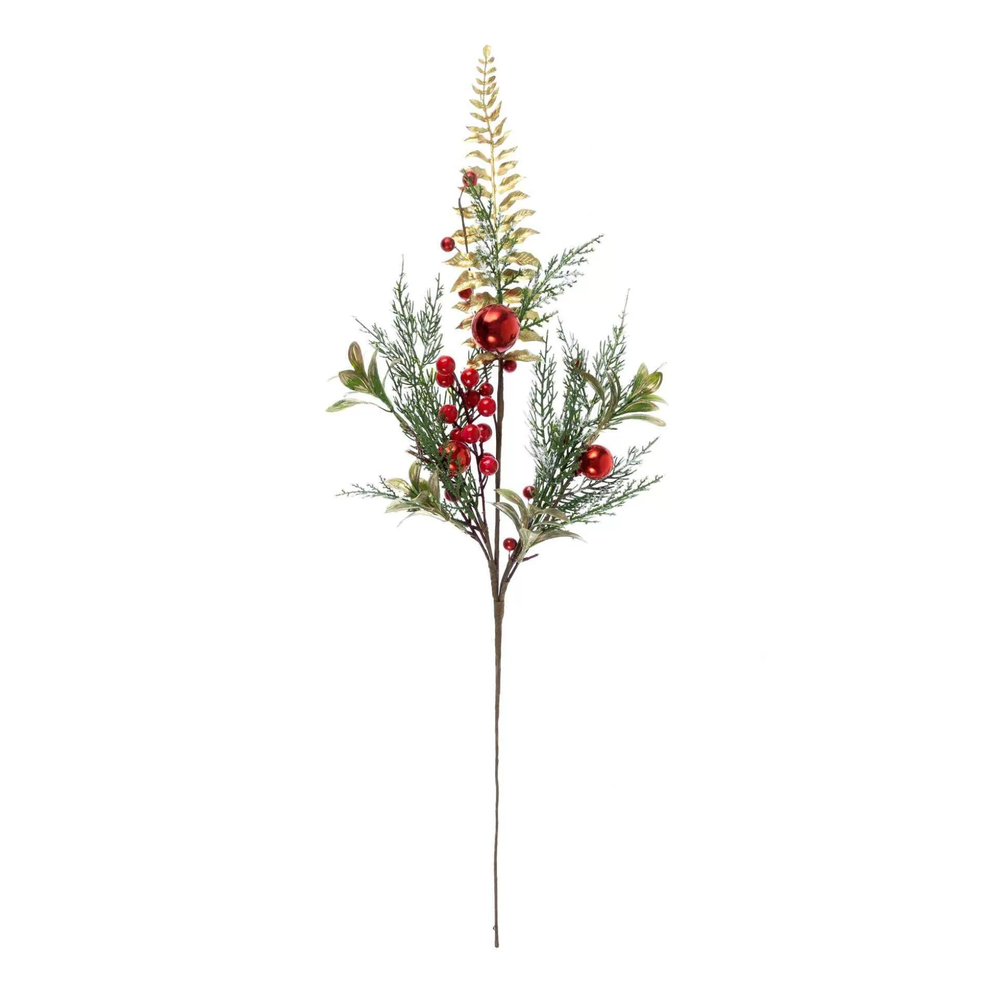 Berry And Bauble Fern Stem 75Cm-Hobbycraft Flash Sale