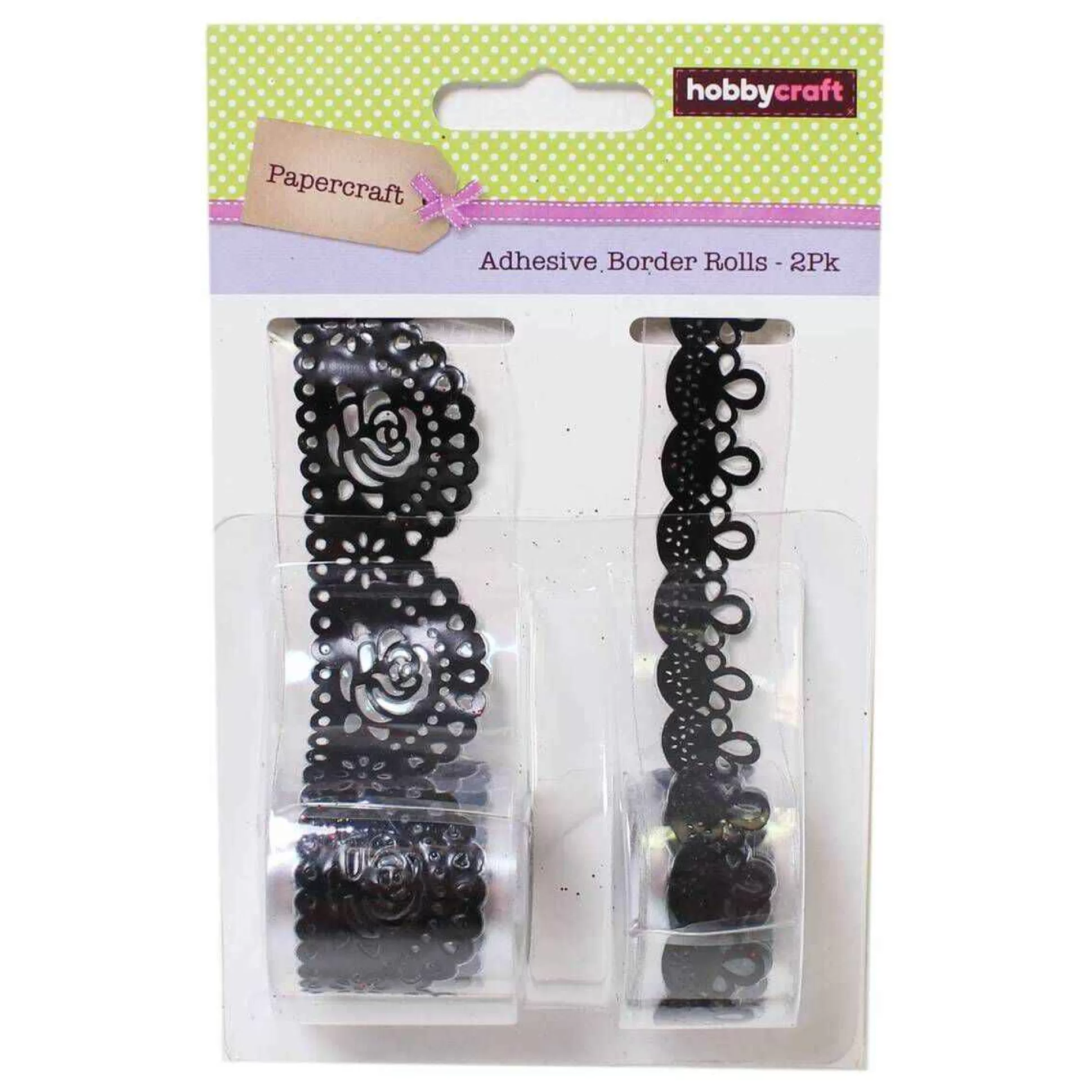 Black Adhesive Border Rolls 2 Pack-Hobbycraft Flash Sale