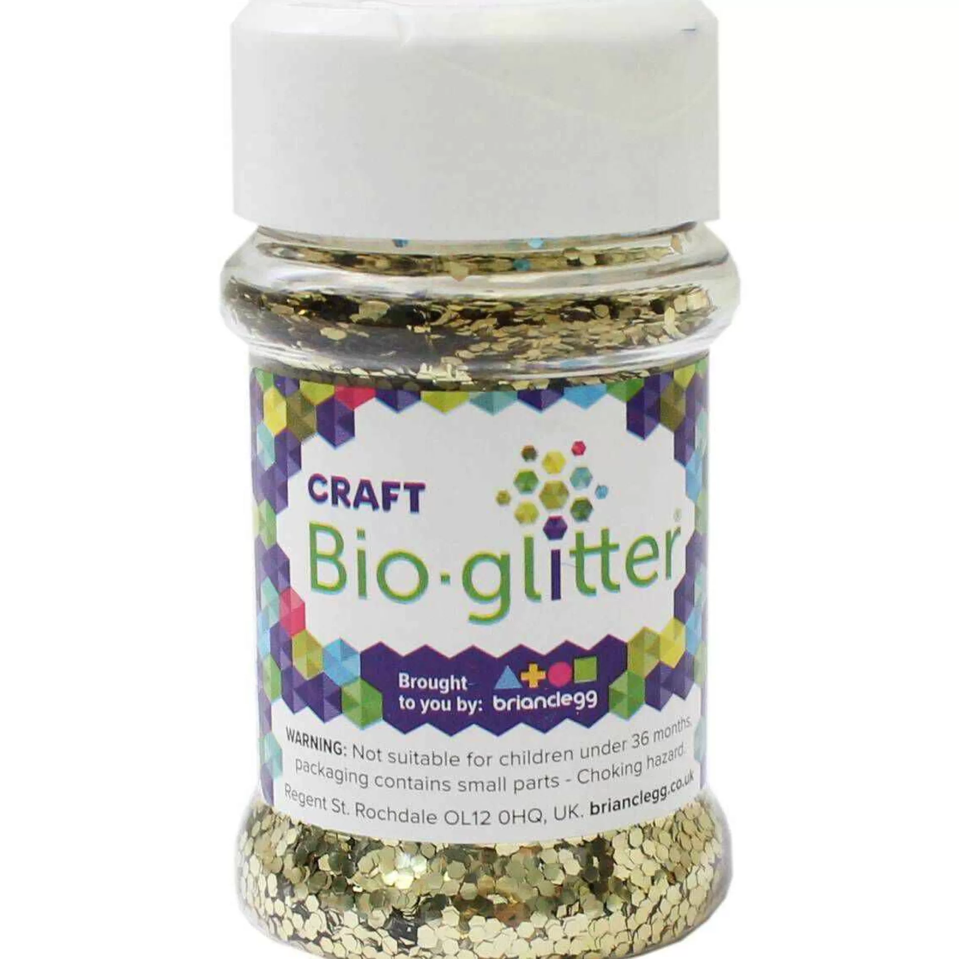 Brian Clegg Gold Craft Biodegradable Glitter 40G-Hobbycraft Store