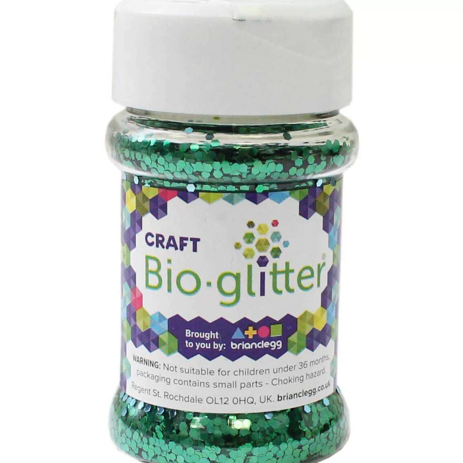 Brian Clegg Green Craft Biodegradable Glitter 40G-Hobbycraft Sale