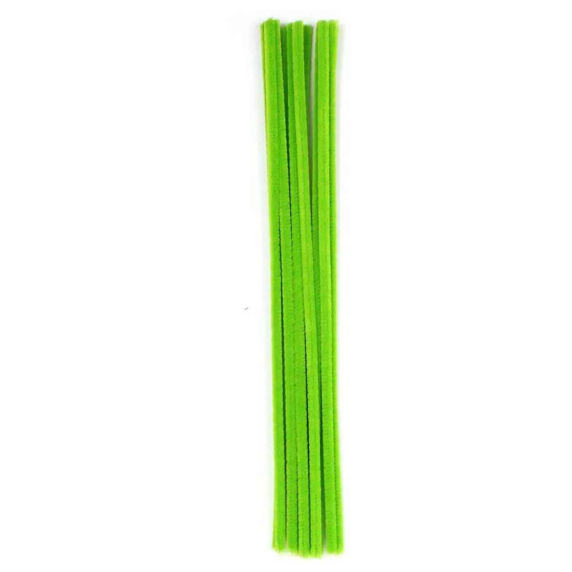 Bright Green Pipe Cleaners 12 Pack-Hobbycraft Shop