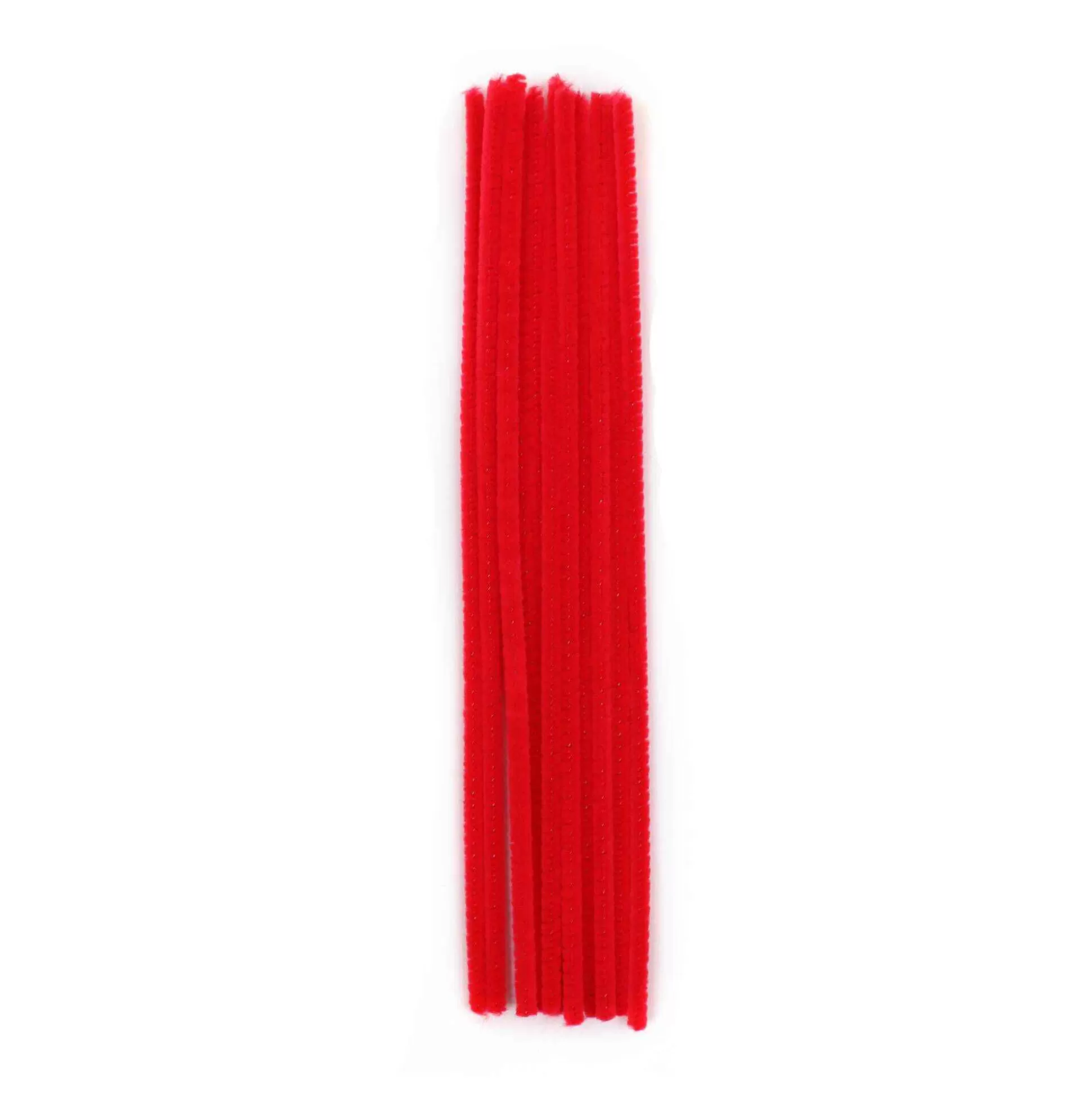 Bright Red Pipe Cleaners 12 Pack-Hobbycraft Best