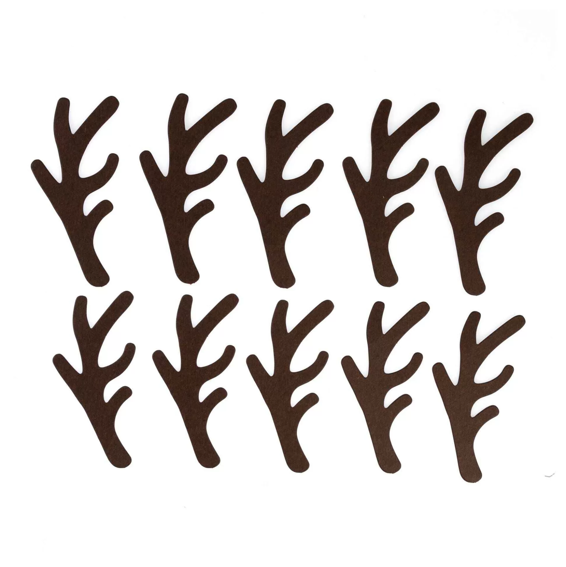 Brown Felt Reindeer Antlers 5 Pack-Hobbycraft Shop