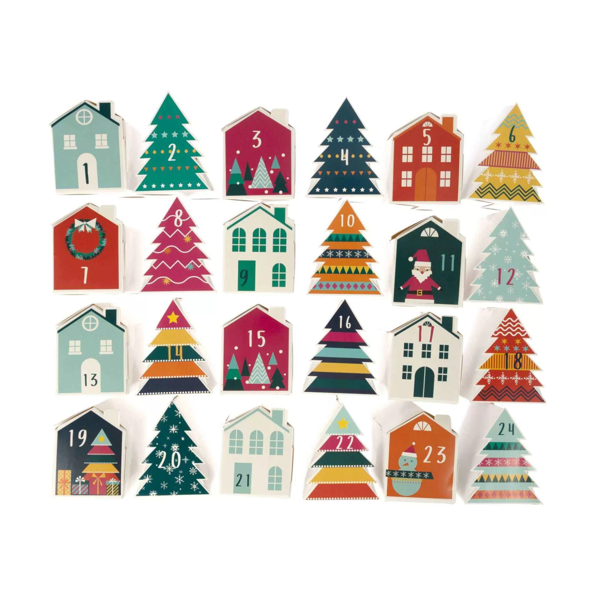 Cardboard Advent Box Set 24 Pack-Hobbycraft Shop