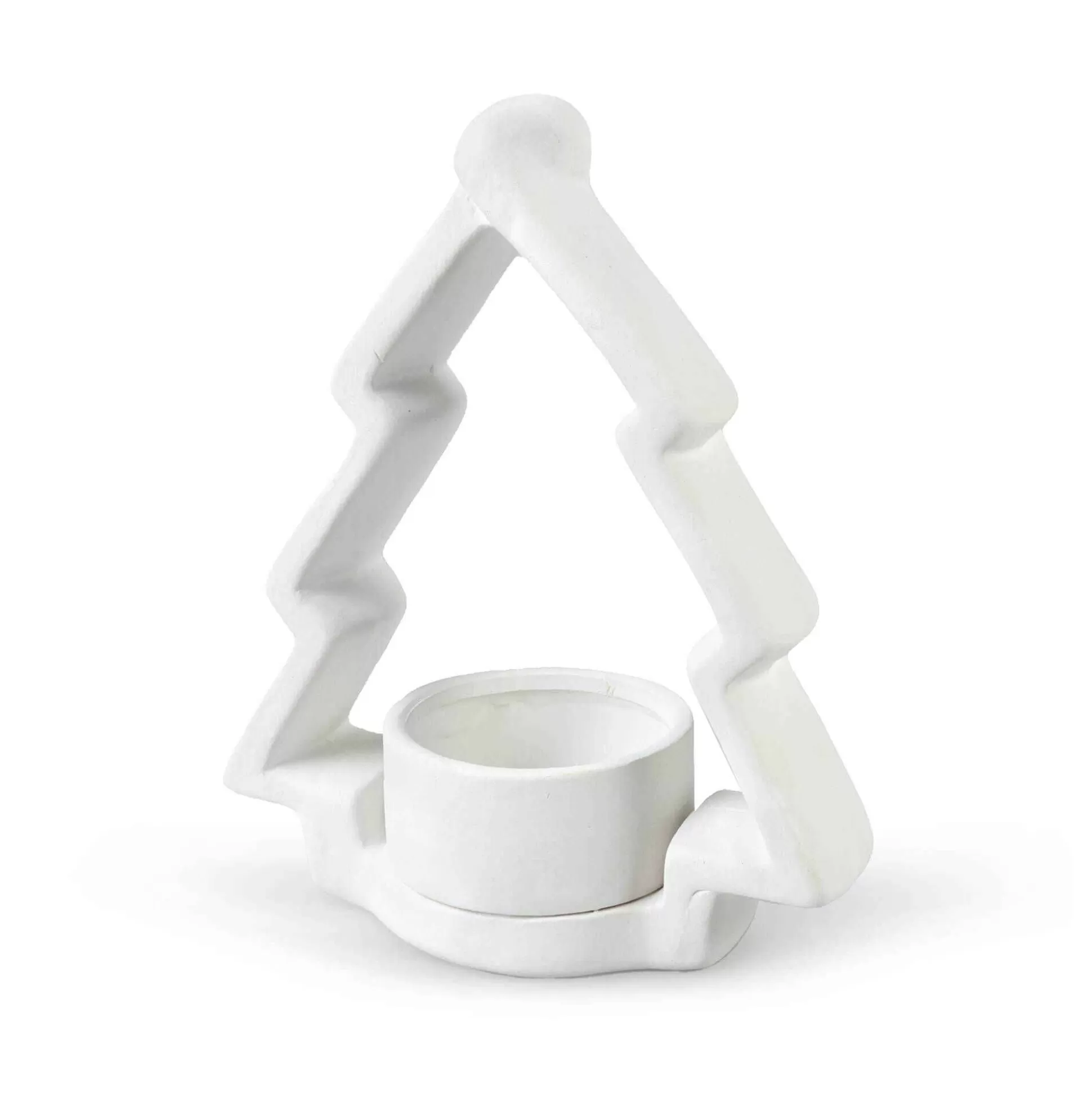 Ceramic Christmas Tree Tealight Holder 14Cm-Hobbycraft Cheap