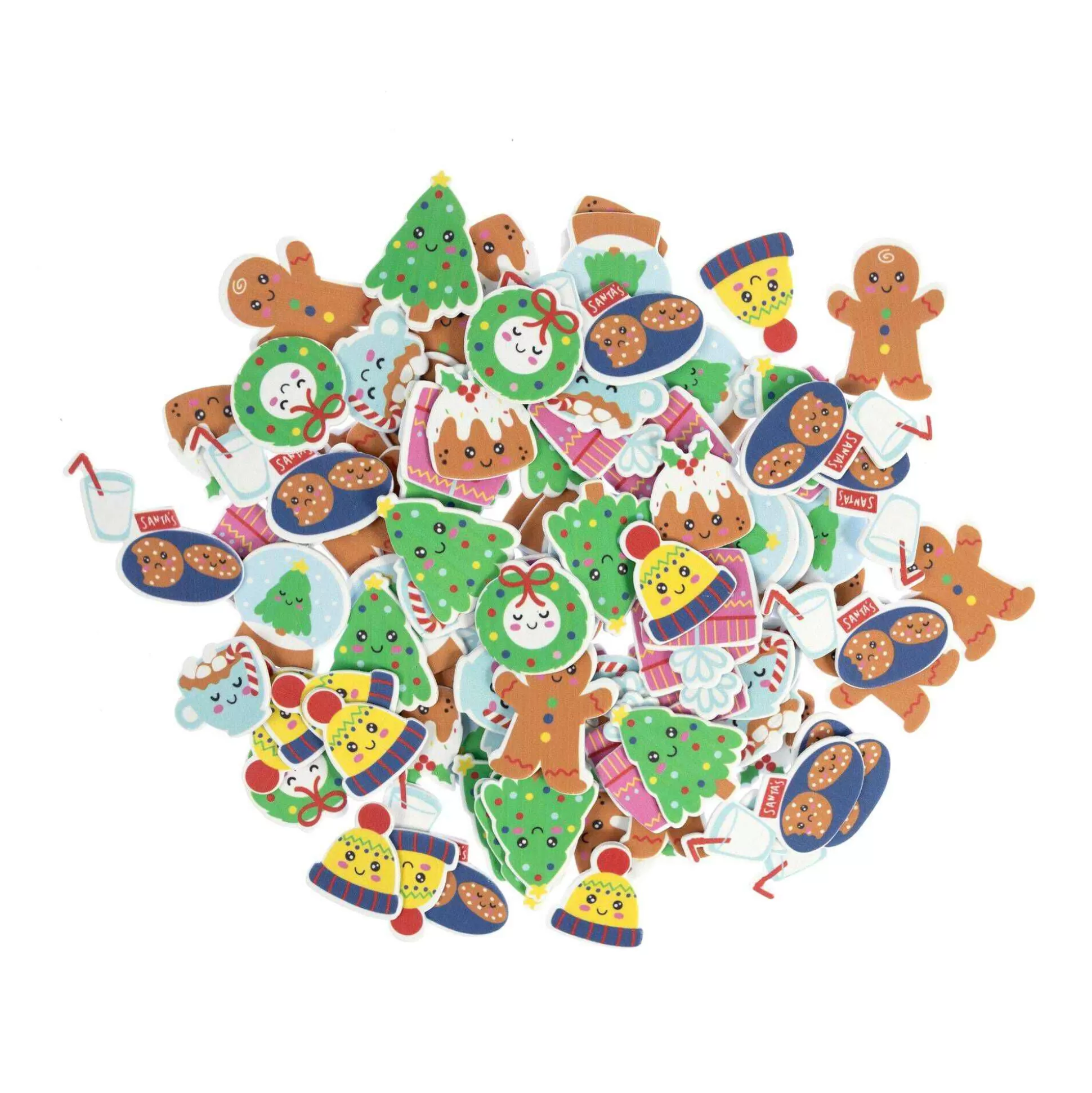 Christmas Feast Foam Stickers 42 Pack-Hobbycraft Online