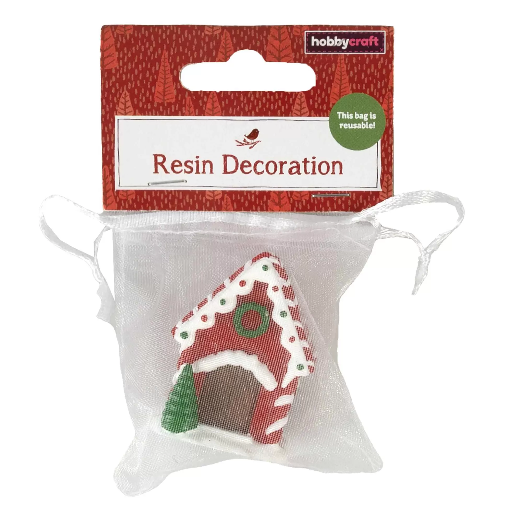 Christmas House Resin Decoration 5Cm-Hobbycraft Hot