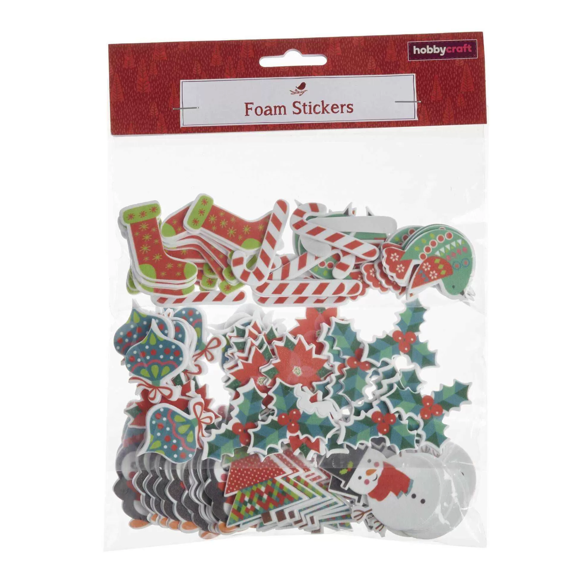 Christmas Motif Foam Stickers-Hobbycraft Fashion