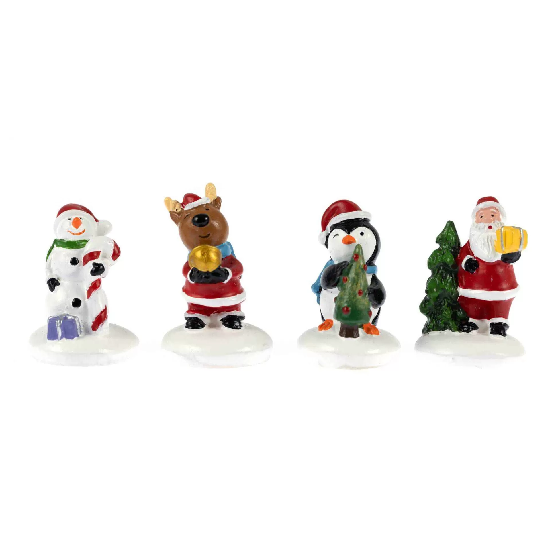 Christmas Resin Decorations 4 Pack-Hobbycraft Outlet