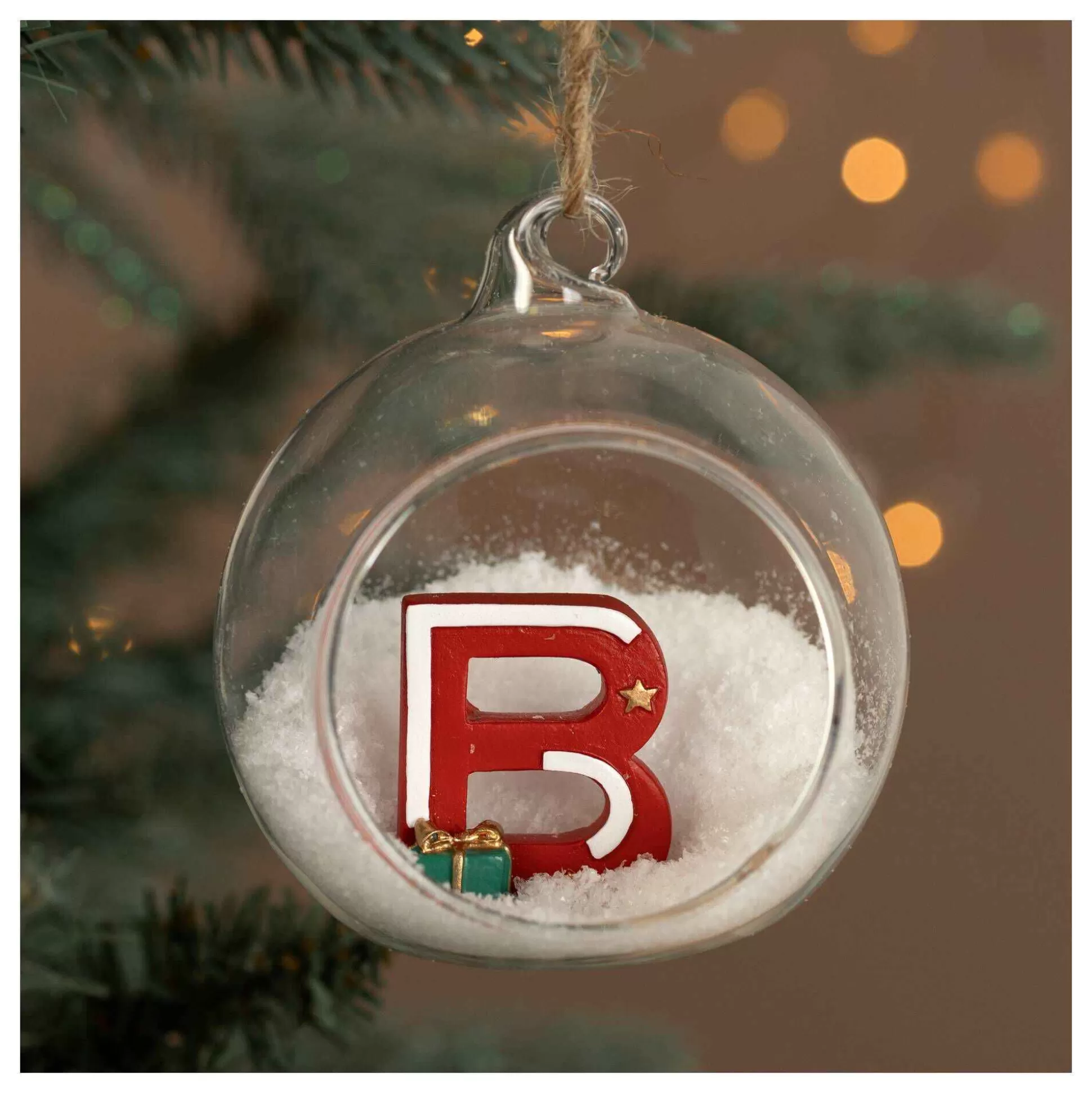 Christmas Resin Letter B Decoration 4Cm-Hobbycraft Shop