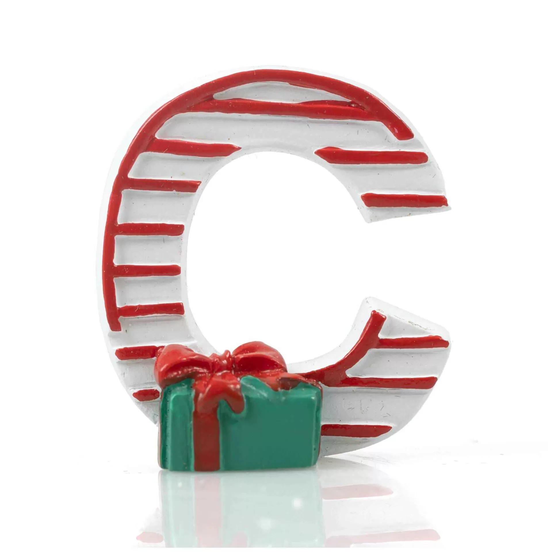 Christmas Resin Letter C Decoration 4Cm-Hobbycraft Sale