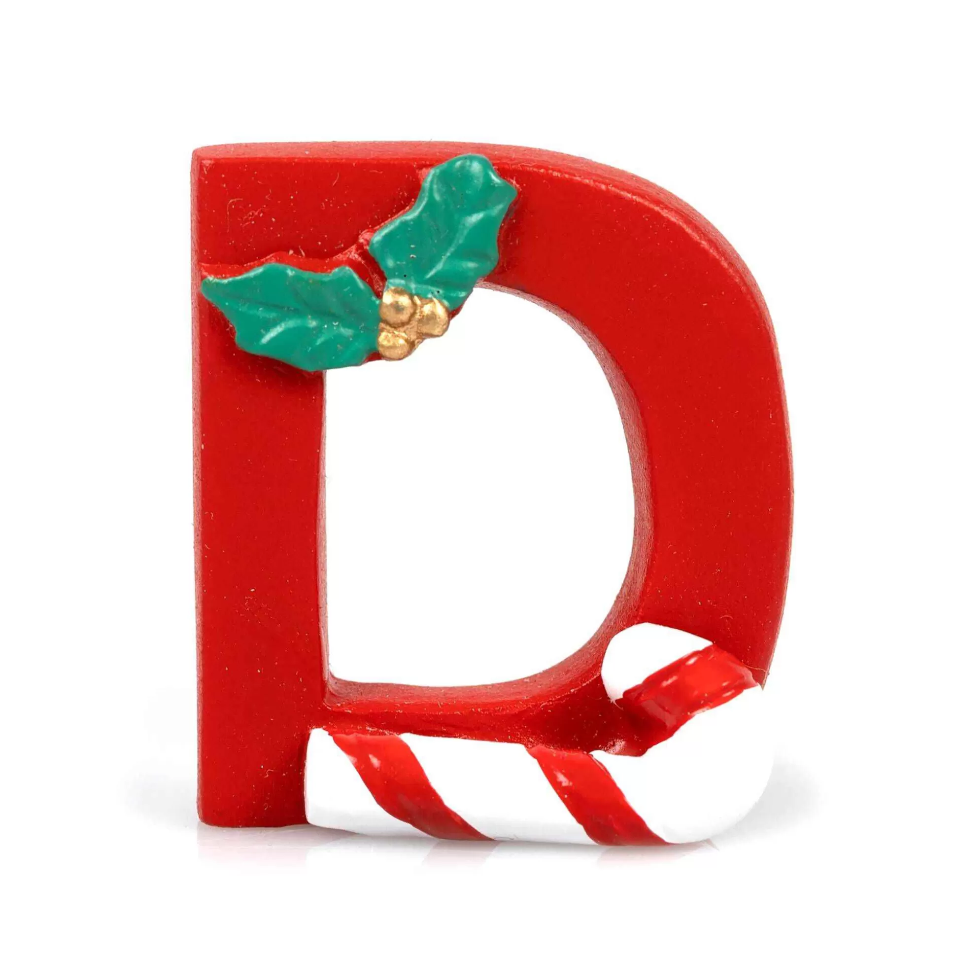 Christmas Resin Letter D Decoration 4Cm-Hobbycraft Flash Sale