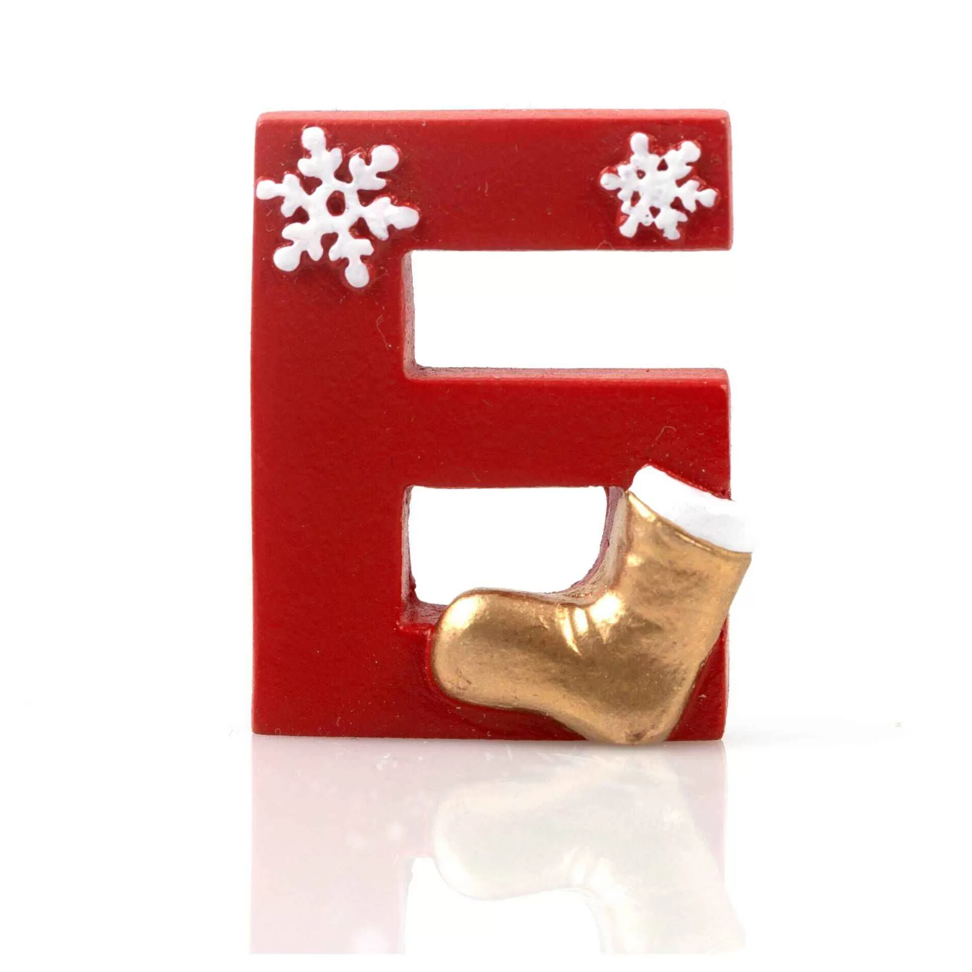 Christmas Resin Letter E Decoration 4Cm-Hobbycraft Best