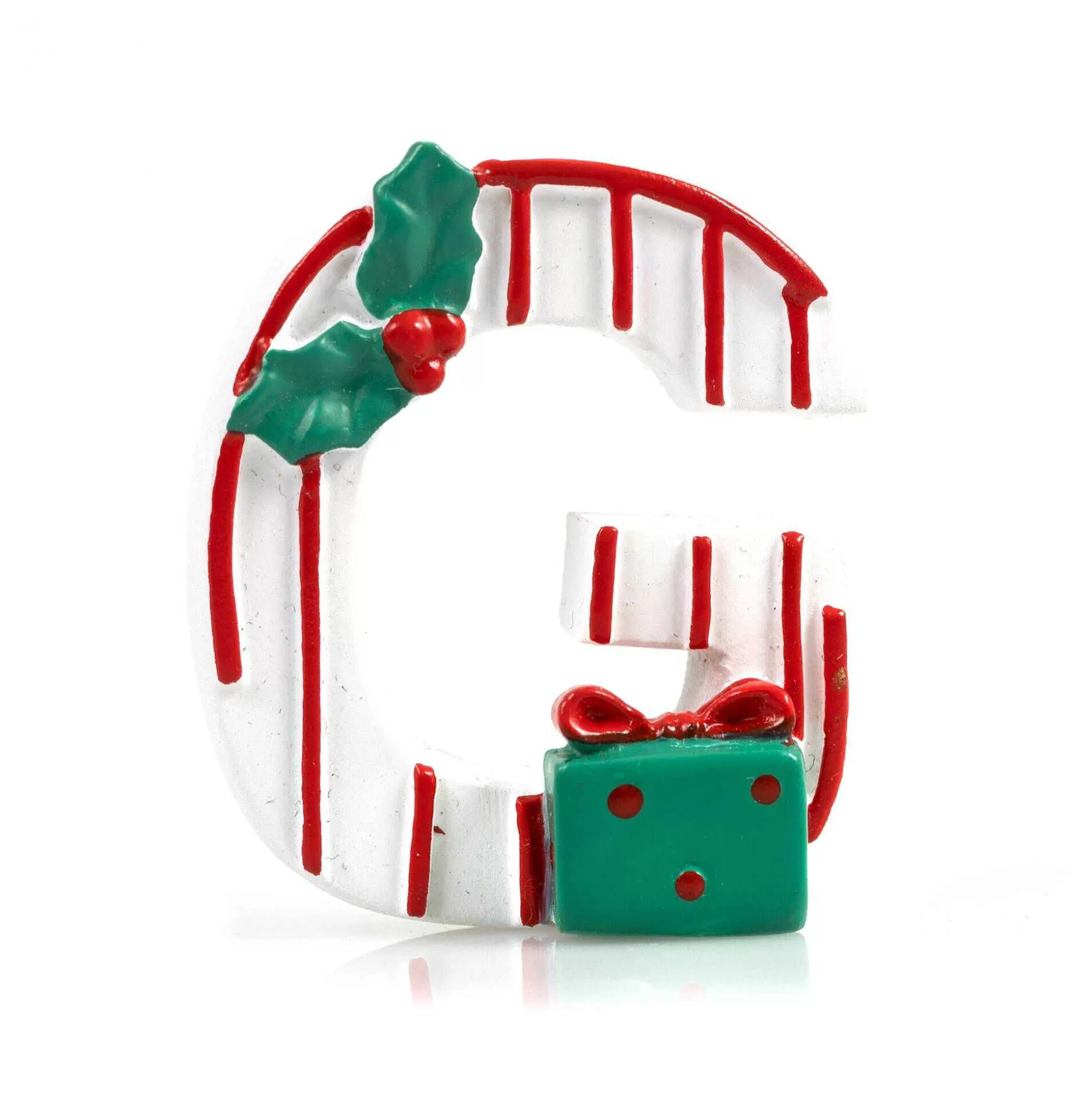 Christmas Resin Letter G Decoration 4Cm-Hobbycraft Store