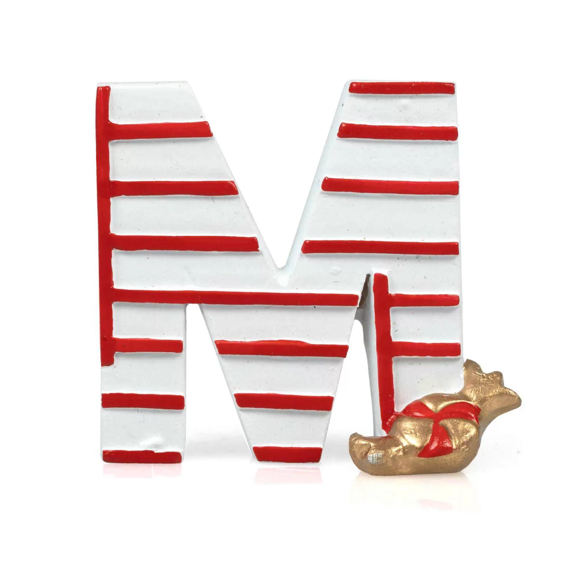 Christmas Resin Letter M Decoration 4Cm-Hobbycraft New