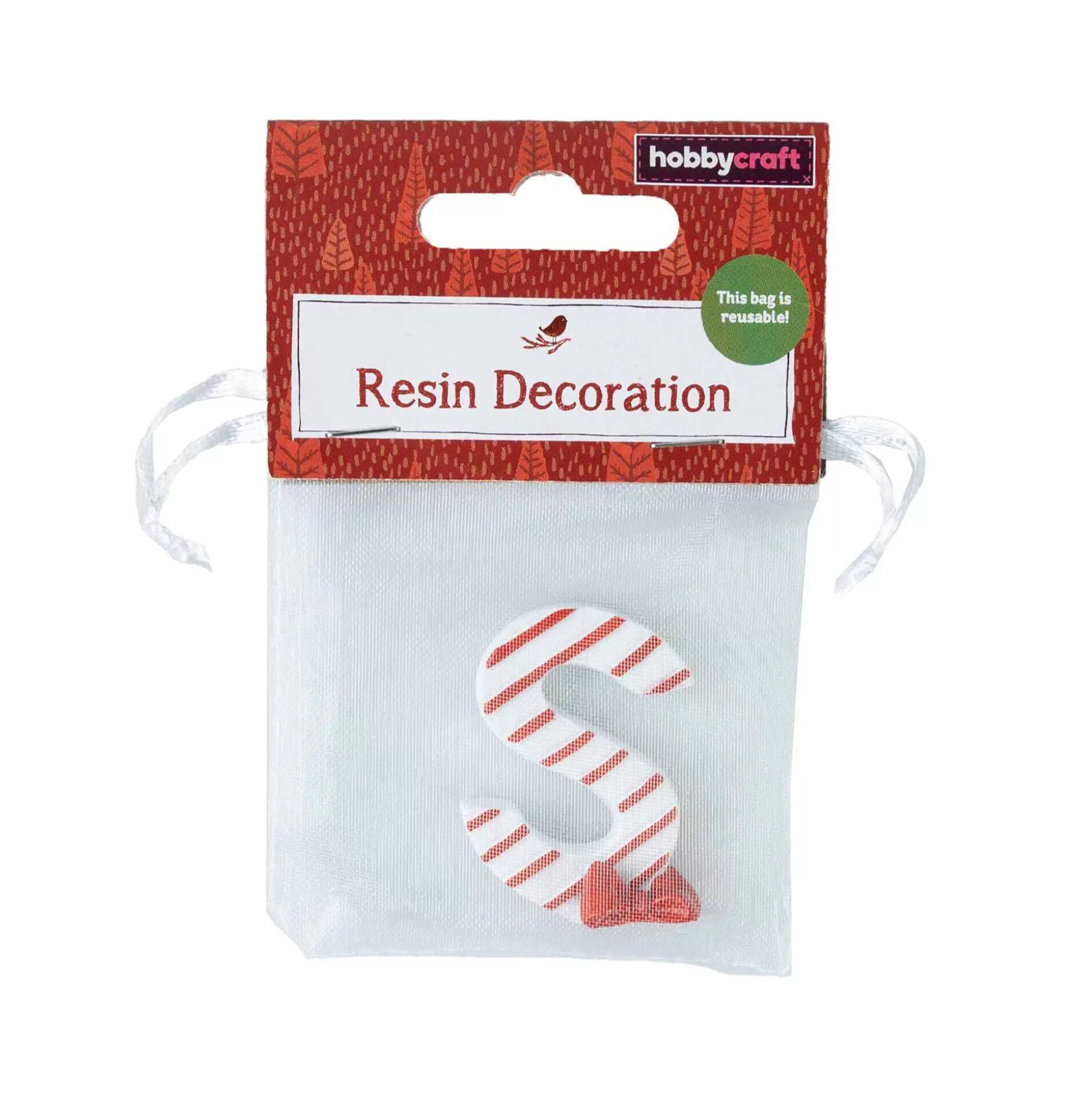 Christmas Resin Letter S Decoration 4Cm-Hobbycraft Flash Sale