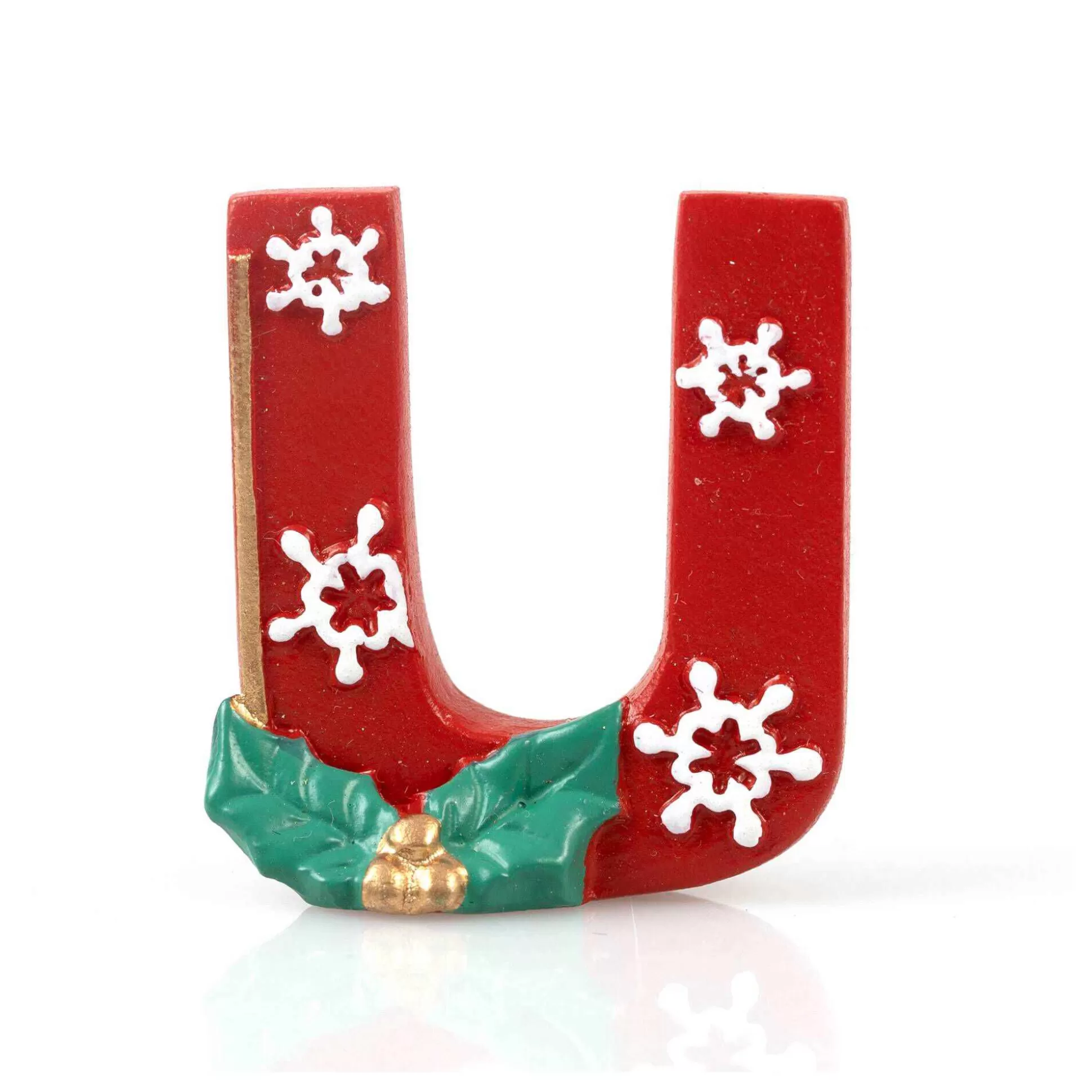 Christmas Resin Letter U Decoration 4Cm-Hobbycraft Best