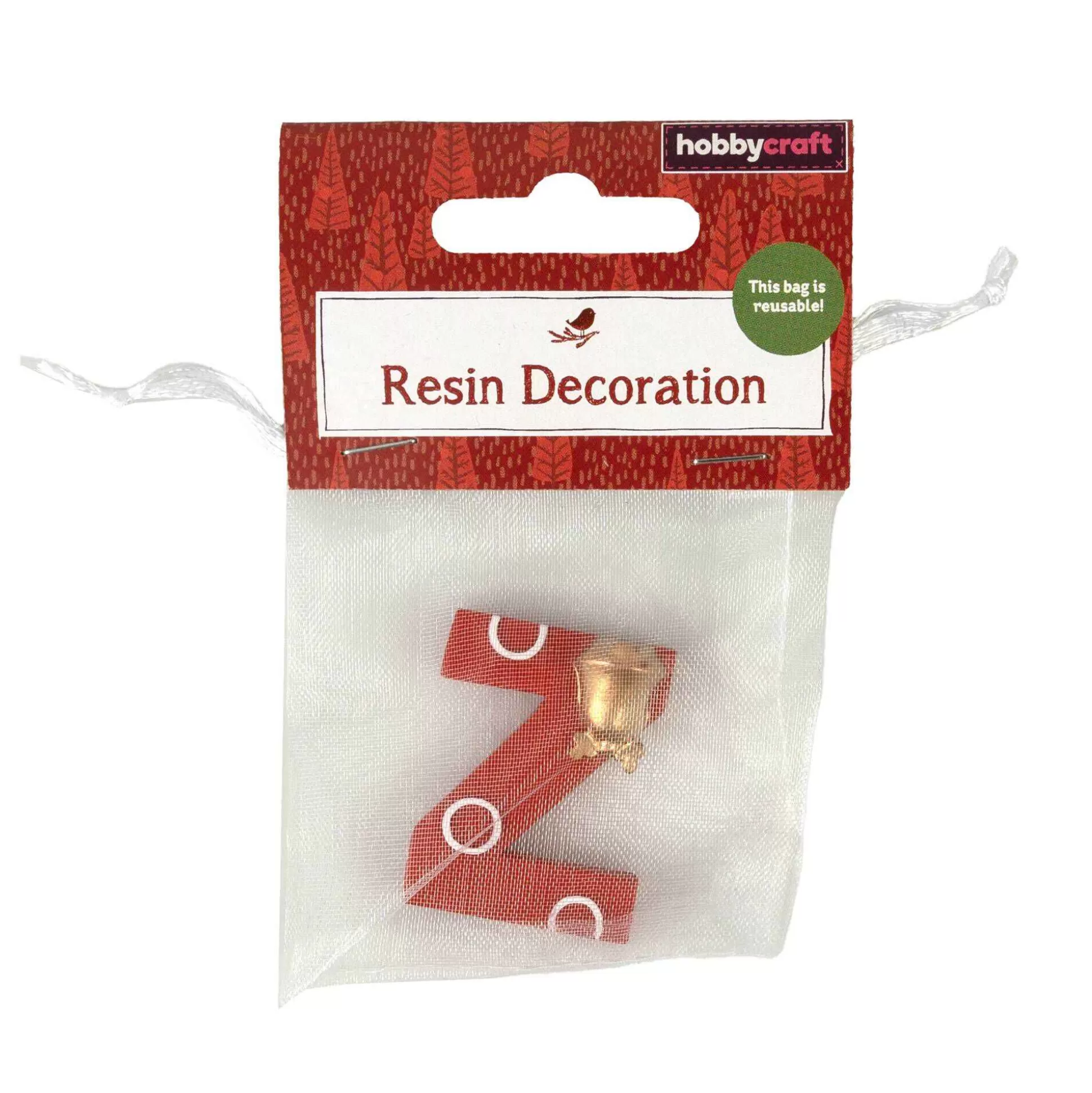 Christmas Resin Letter Z Decoration 4Cm-Hobbycraft Best