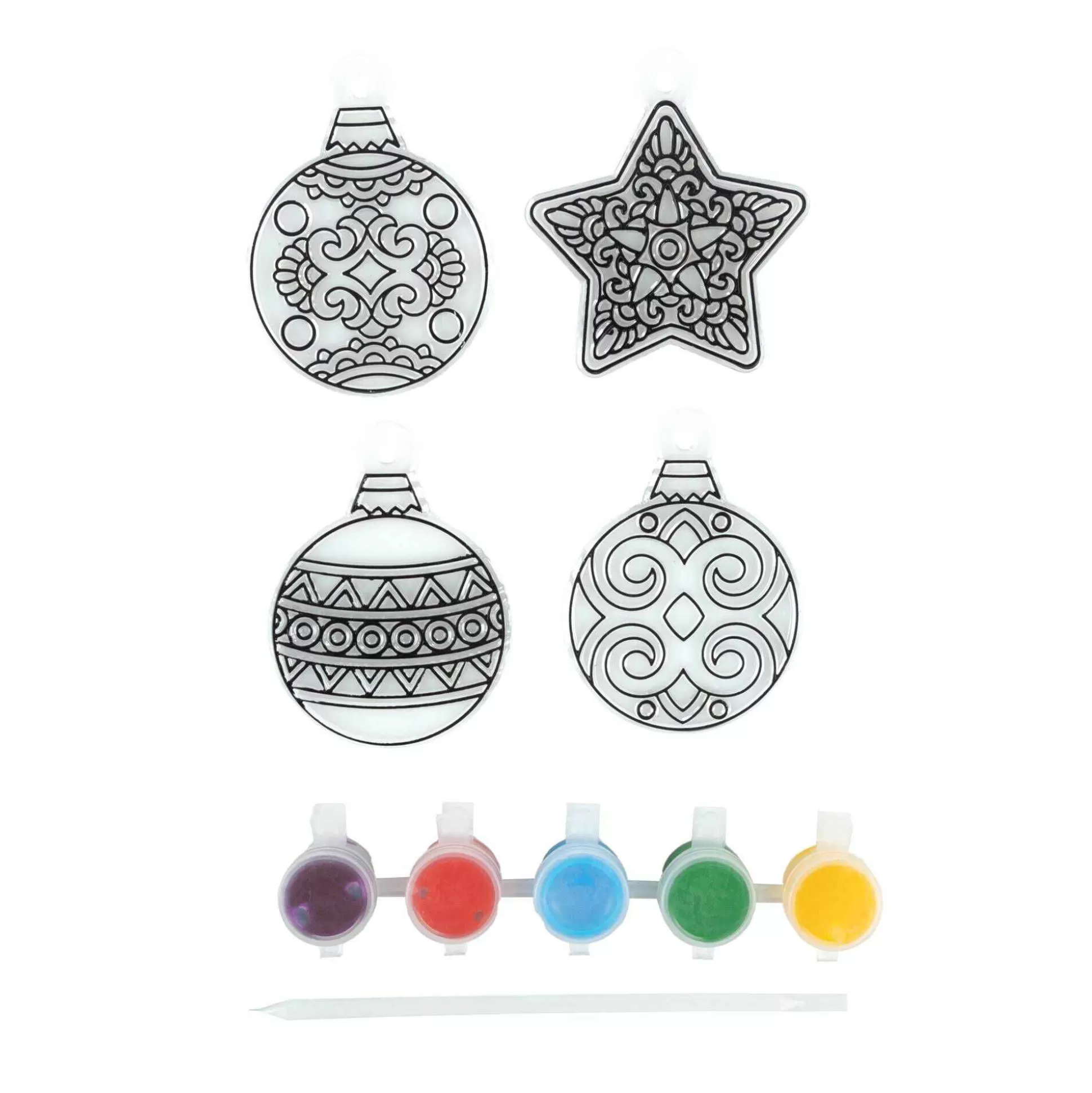 Christmas Suncatchers 4 Pack-Hobbycraft Store