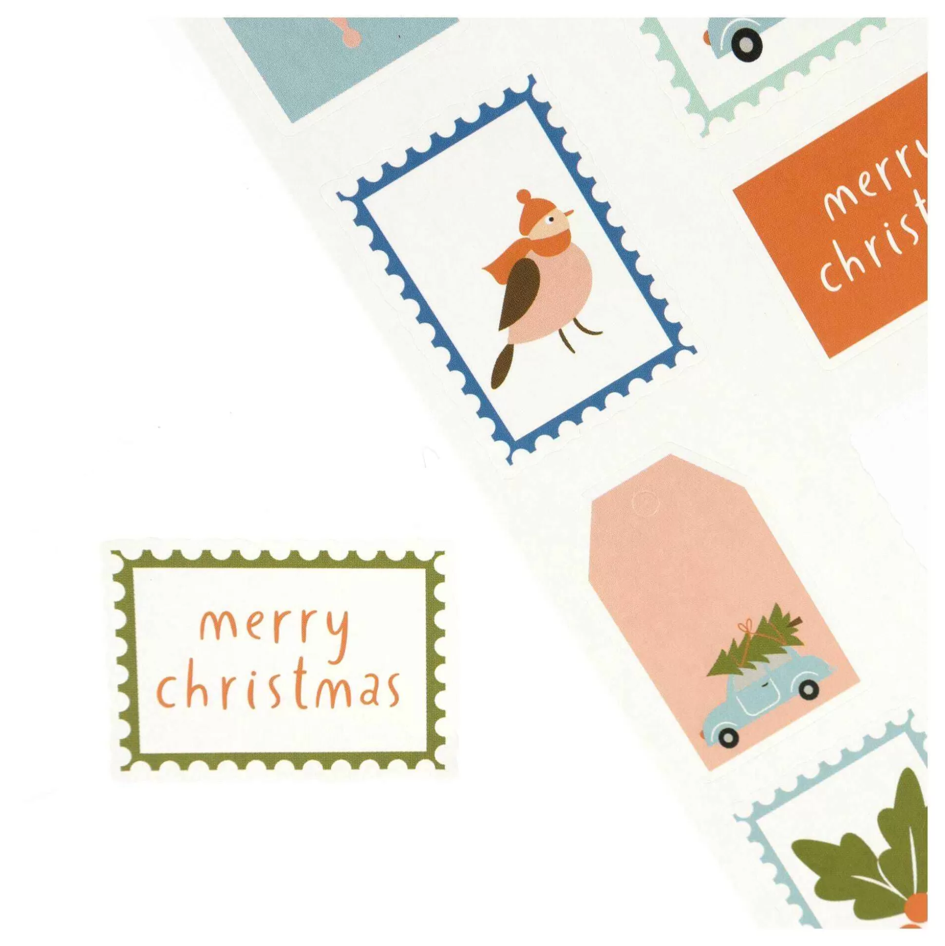 Christmas Tag Stickers-Hobbycraft Sale