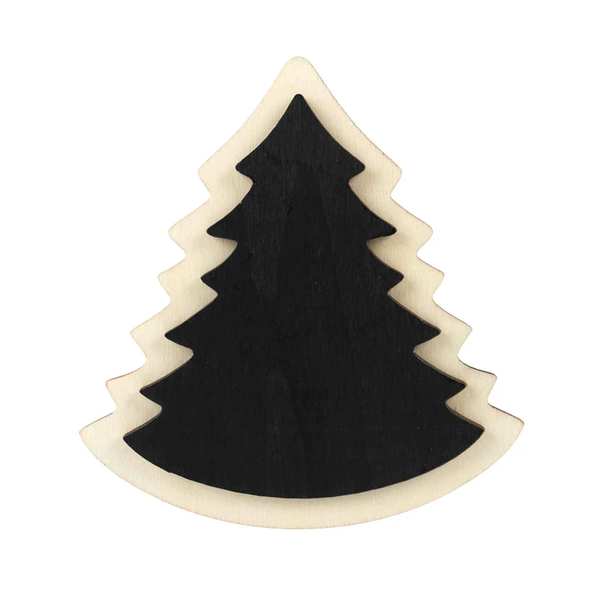 Christmas Tree Blackboard Place Setting 9Cm-Hobbycraft Fashion