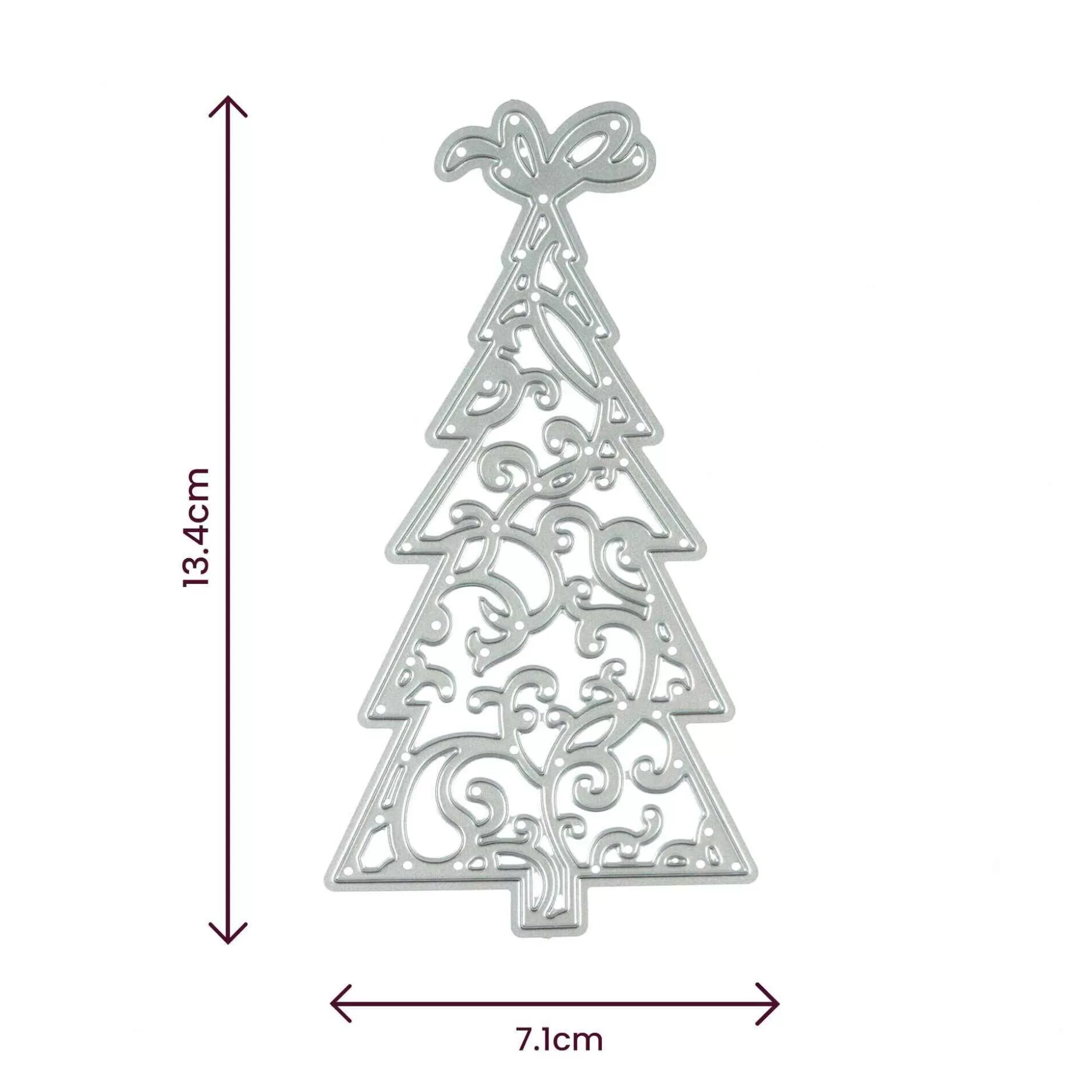 Christmas Tree Die 7.1Cm X 13.4Cm-Hobbycraft Clearance