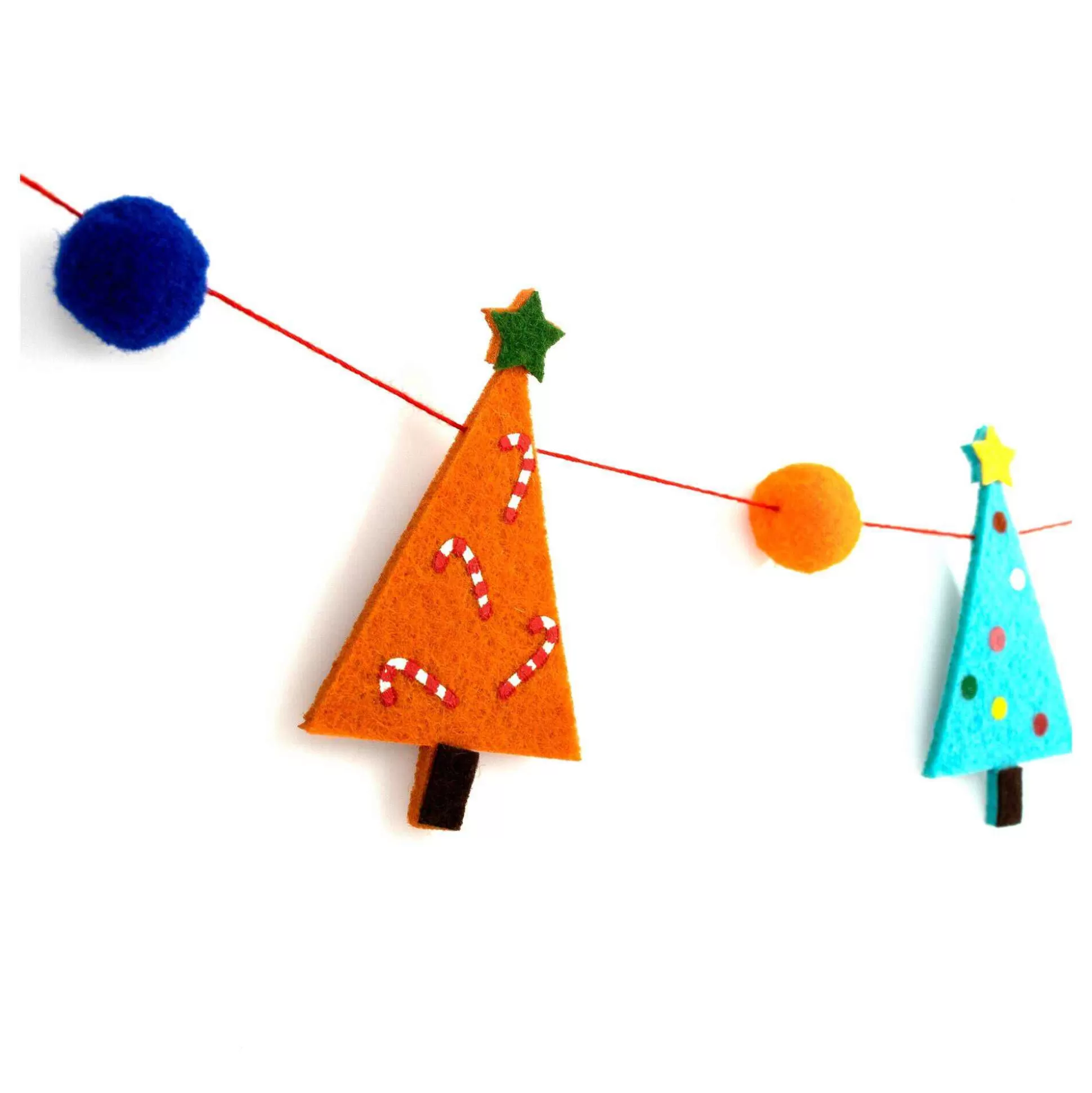 Christmas Tree Felt Bunting 1.2M-Hobbycraft Best Sale