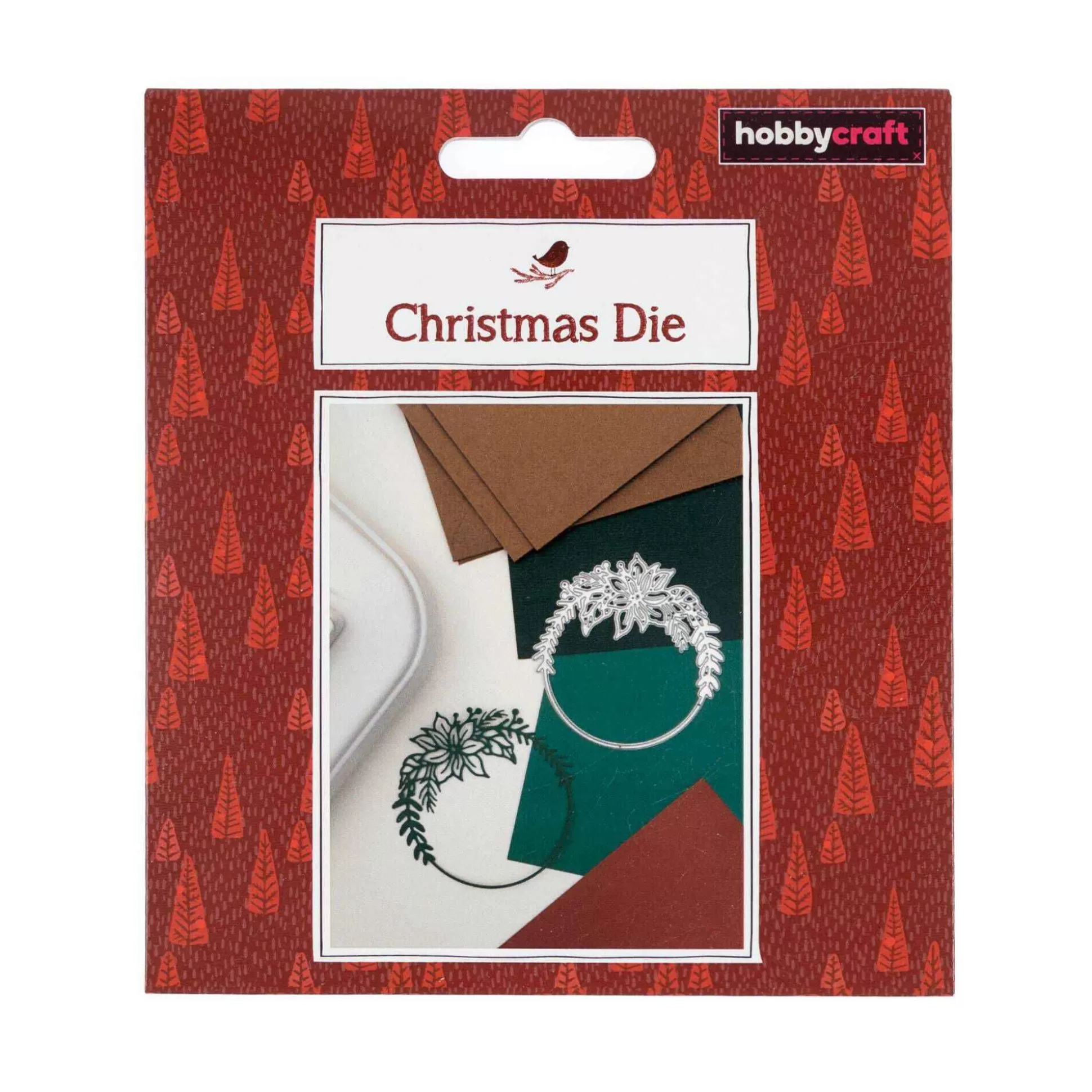 Christmas Wreath Die 10.3Cm X 10.2Cm-Hobbycraft Fashion