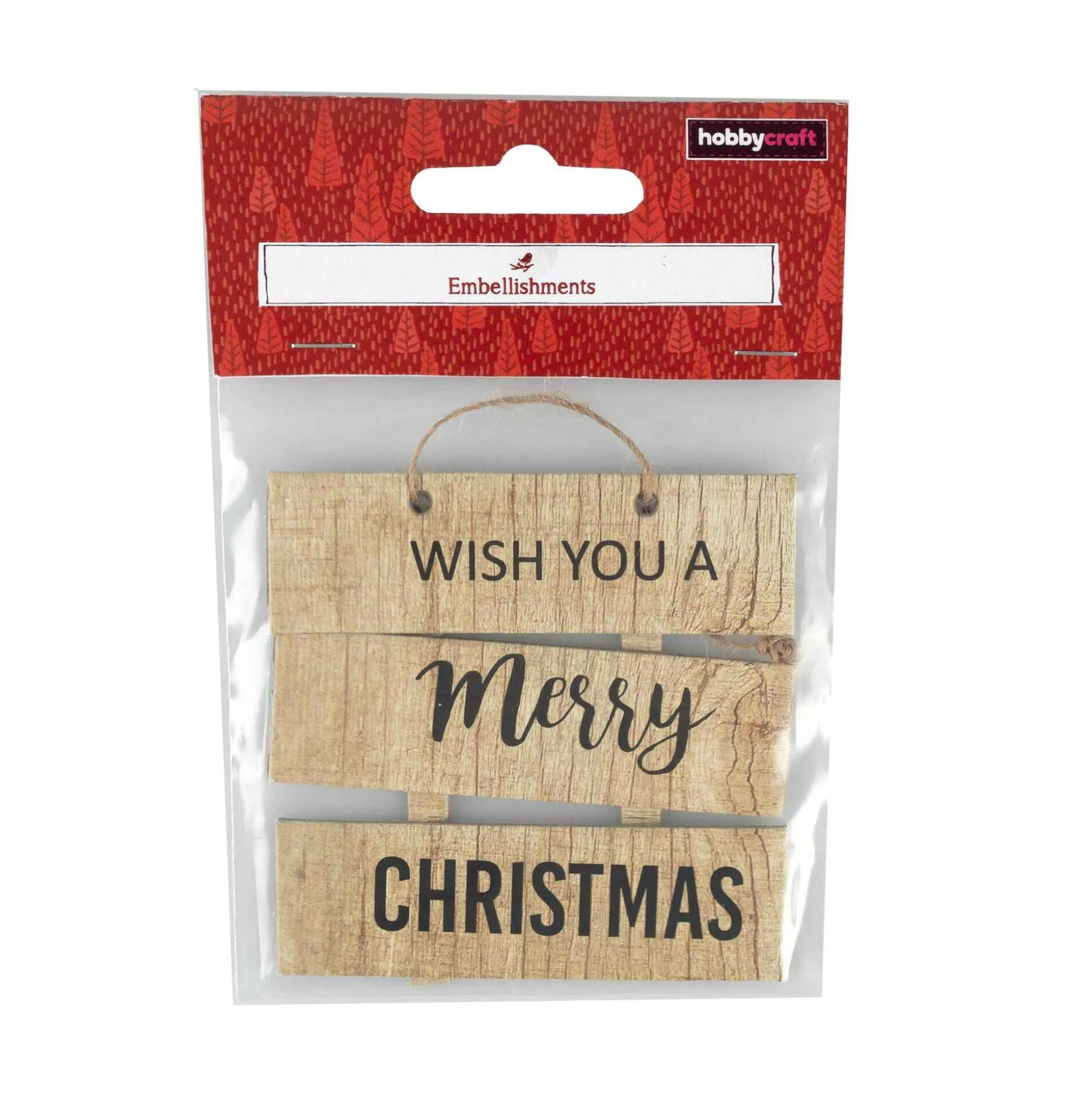 Christmas Wreath Embellishments 3 Pack-Hobbycraft Clearance