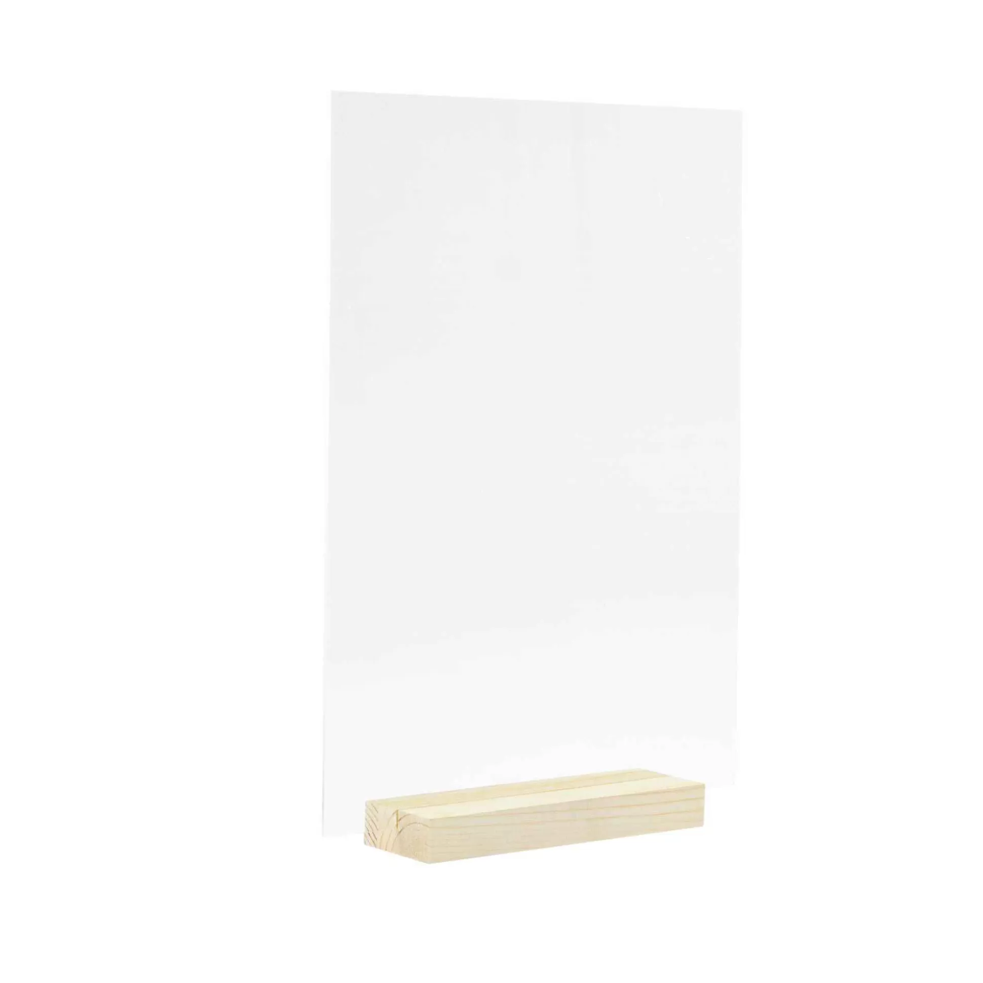 Clear Rectangle Acrylic Table Sign 41.5Cm-Hobbycraft Best Sale