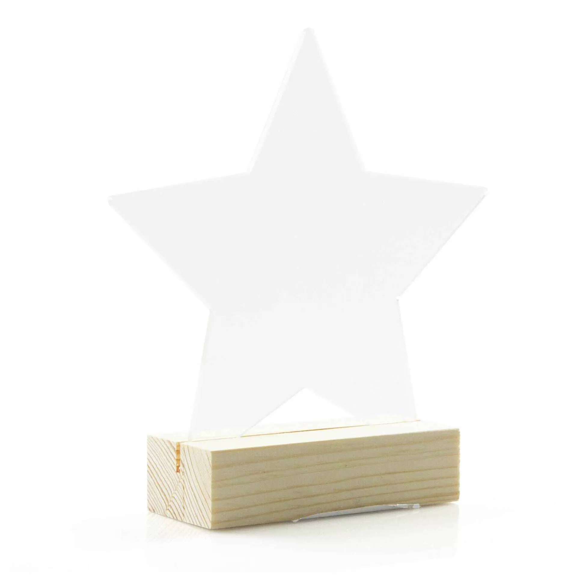 Clear Star Acrylic Table Sign 16Cm-Hobbycraft Hot