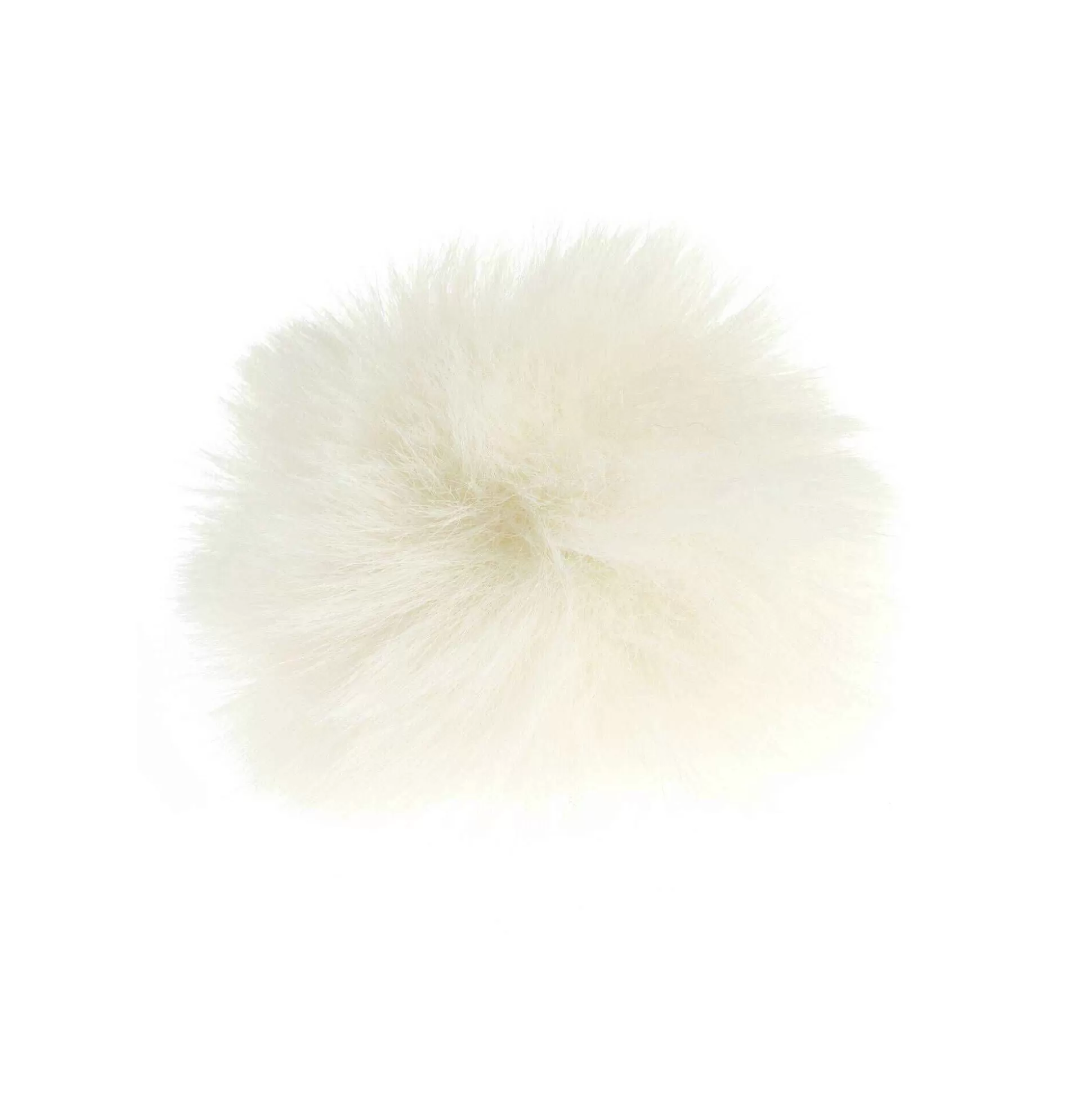 Cream Faux Fur Pom Pom 6Cm-Hobbycraft Online