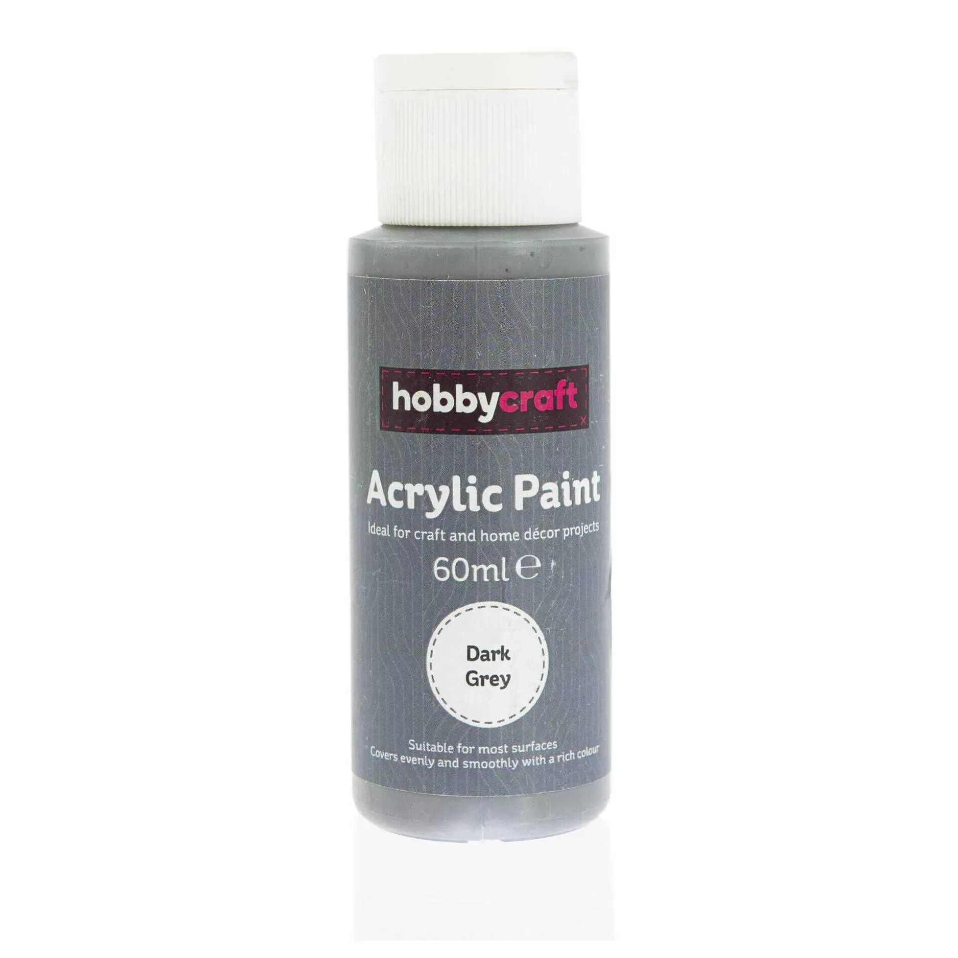 Dark Grey Acrylic Paint 60Ml-Hobbycraft Hot