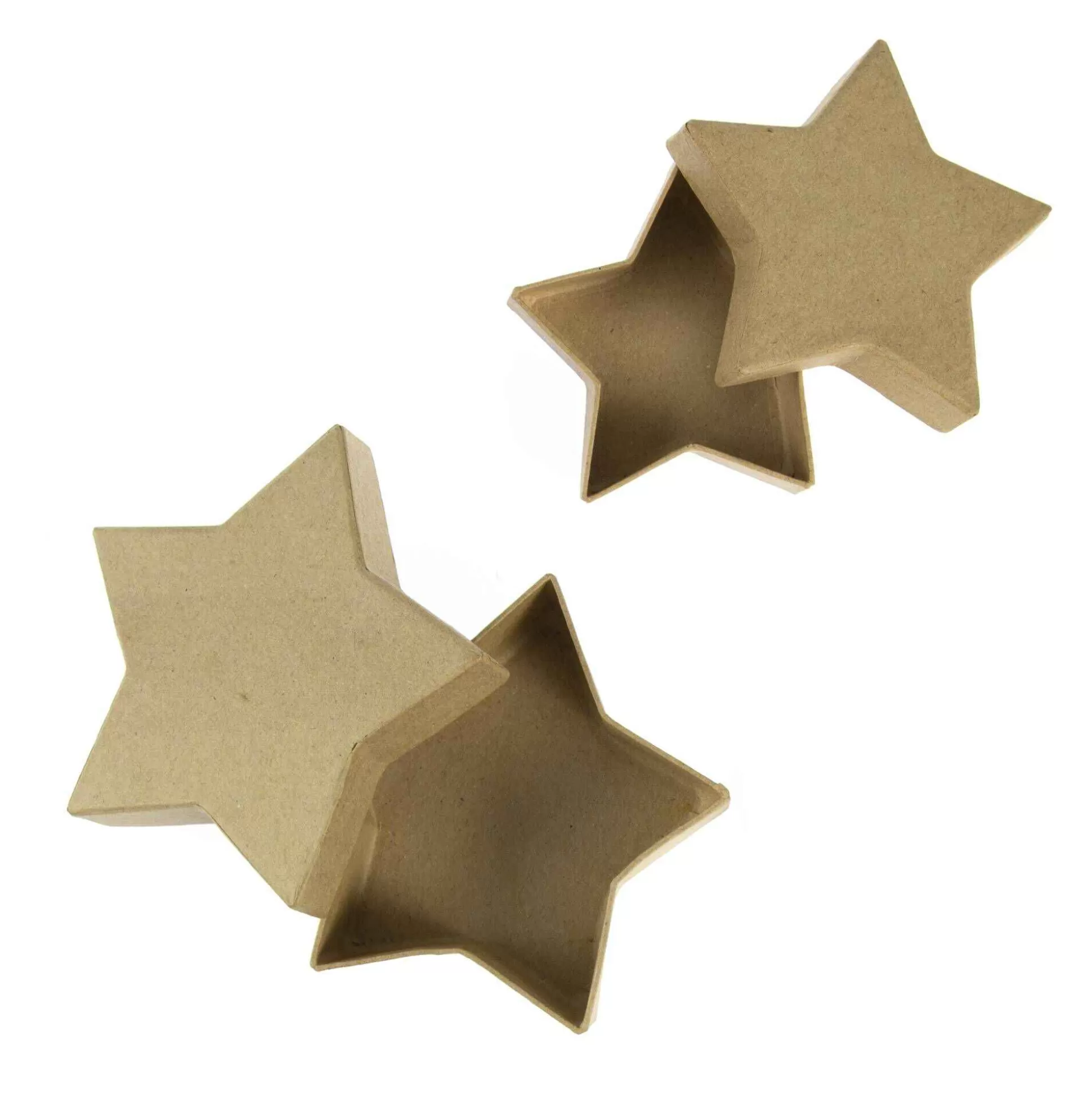 Decopatch Mache Star Boxes 2 Pack-Hobbycraft Cheap