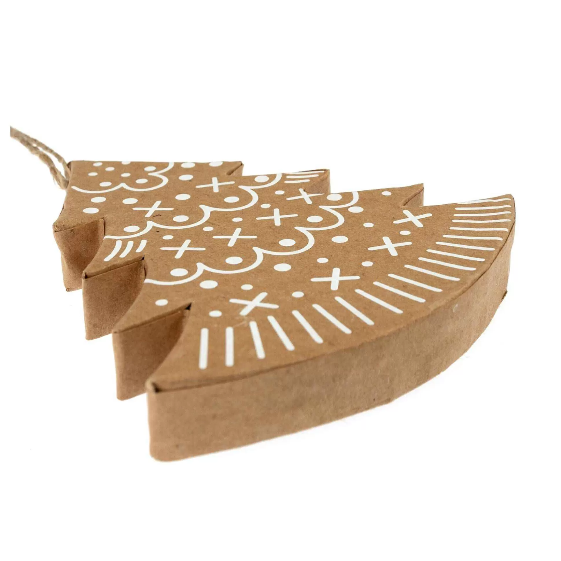 Decorated Mache Christmas Tree Decoration 10Cm-Hobbycraft Outlet