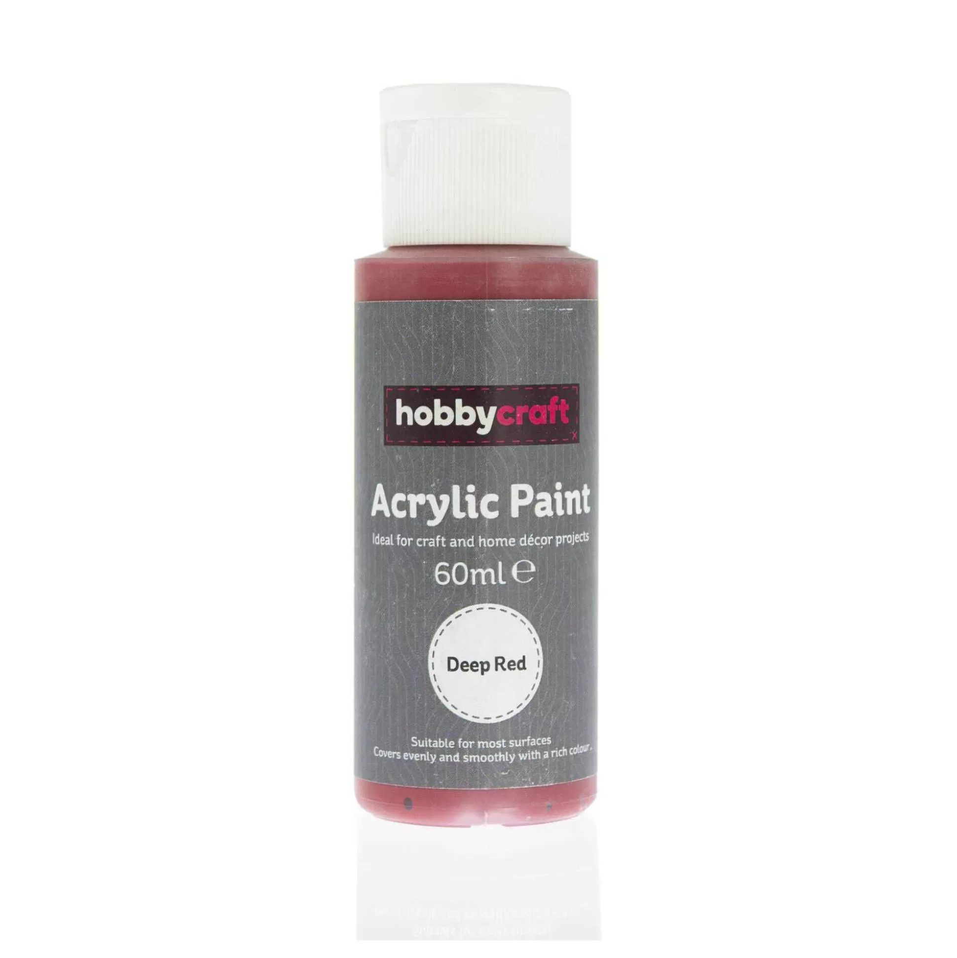 Deep Red Acrylic Paint 60Ml-Hobbycraft Best