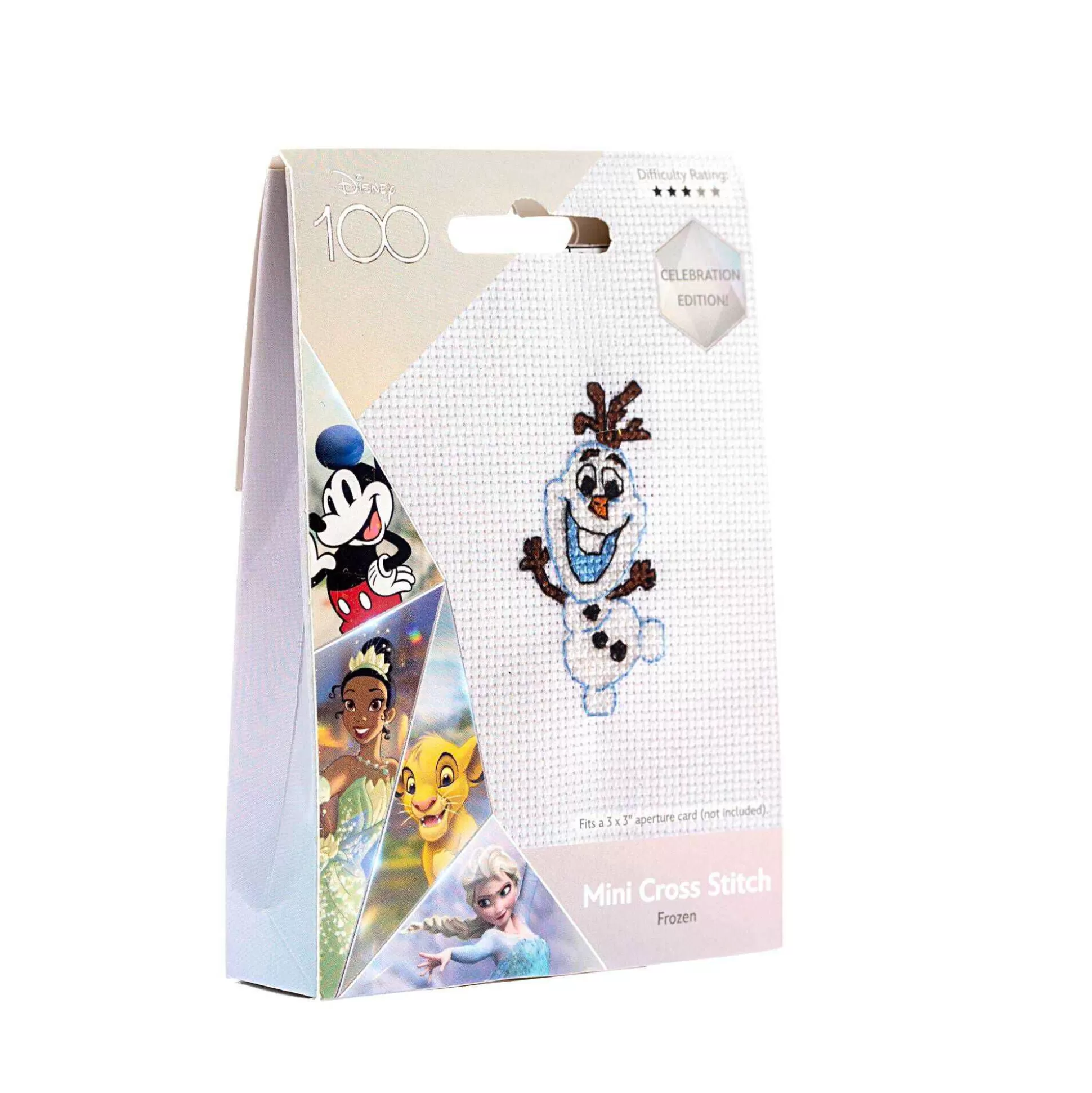 Disney 100 Frozen Mini Cross Stitch Kit-Hobbycraft Fashion