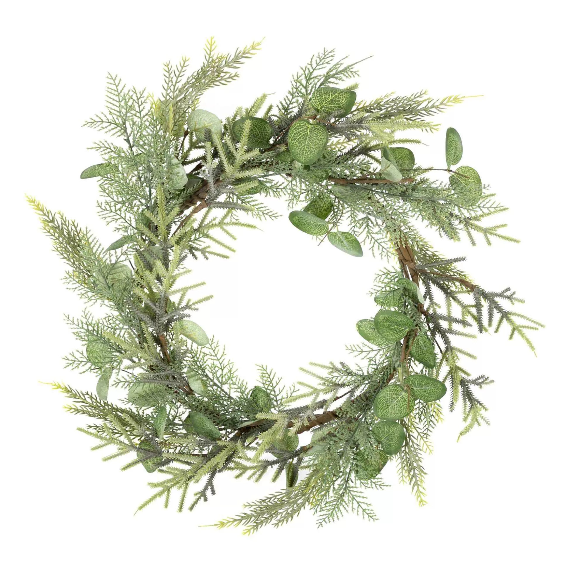 Eucalyptus And Fern Wreath 53Cm-Hobbycraft Cheap