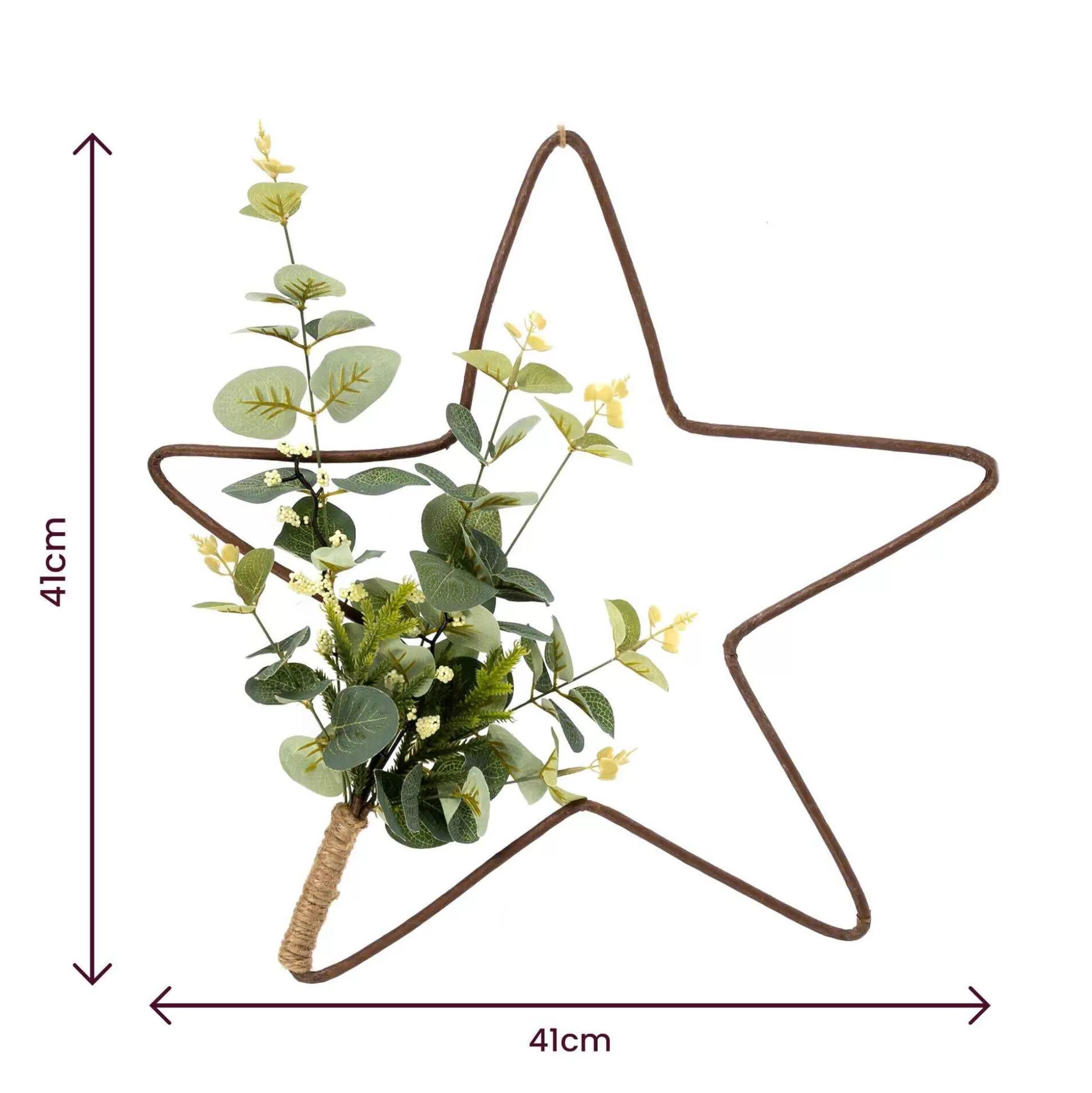 Eucalyptus Star Wreath 41Cm-Hobbycraft Hot