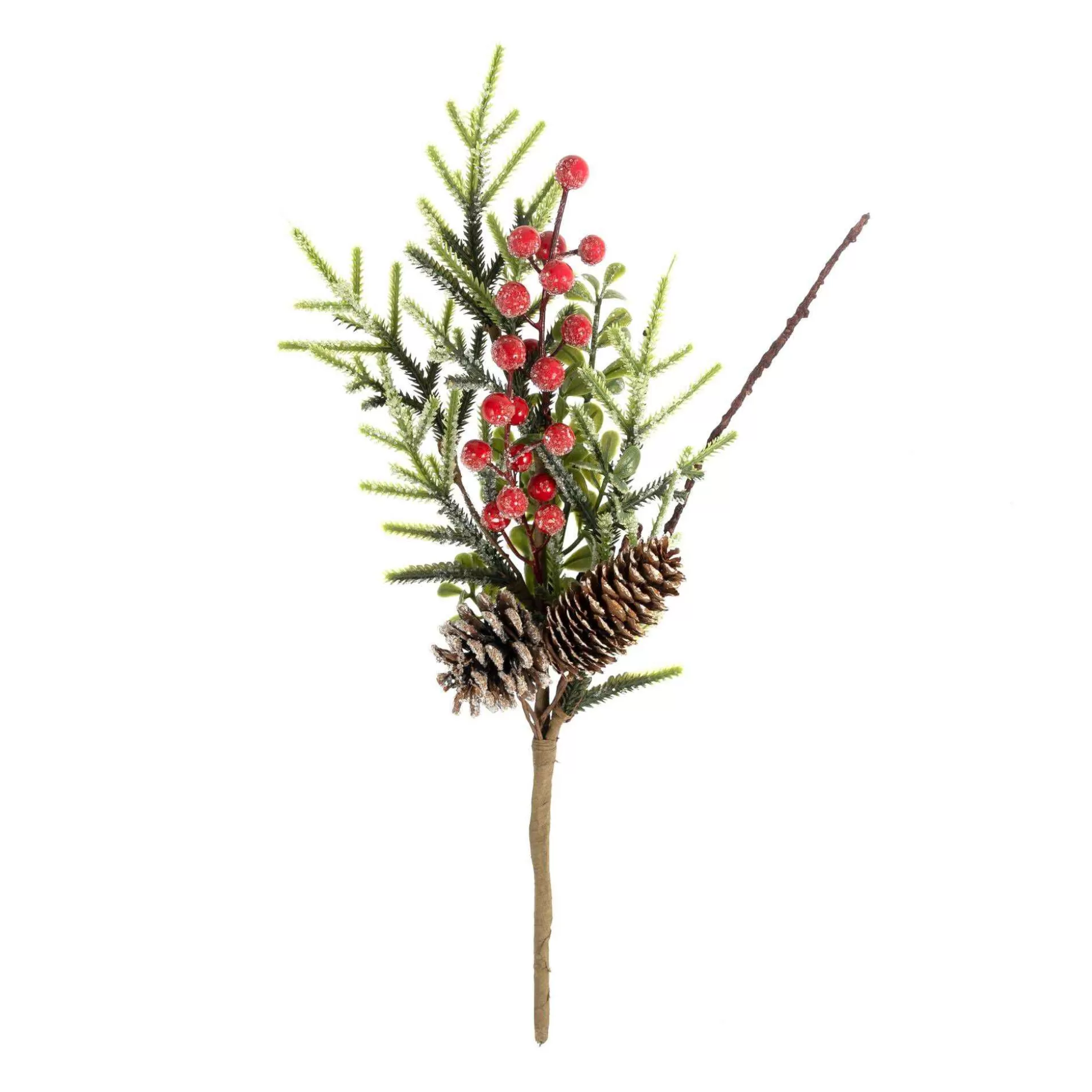 Fir, Pinecone And Berry Pick 40Cm-Hobbycraft Store