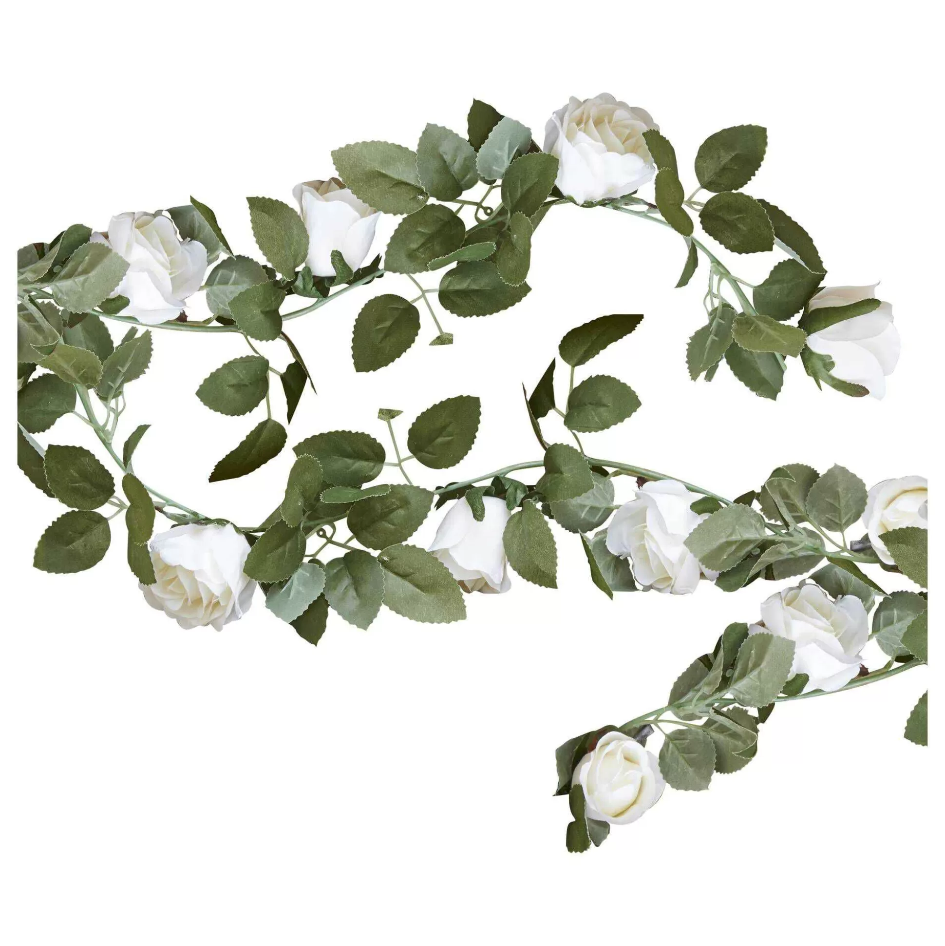 Ginger Ray White Floral Garland 2M-Hobbycraft Shop