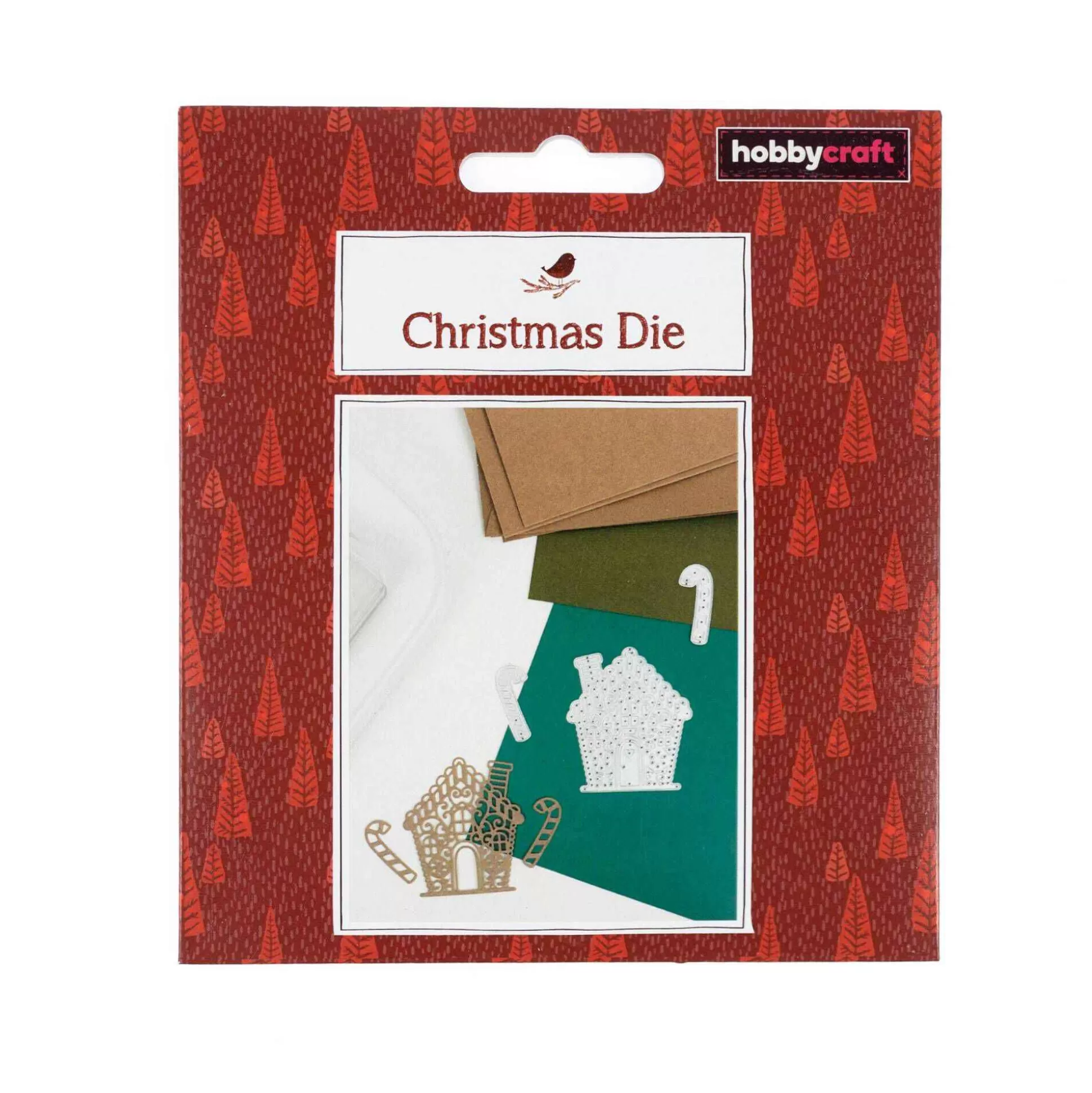 Gingerbread House Dies 3 Pieces-Hobbycraft Shop