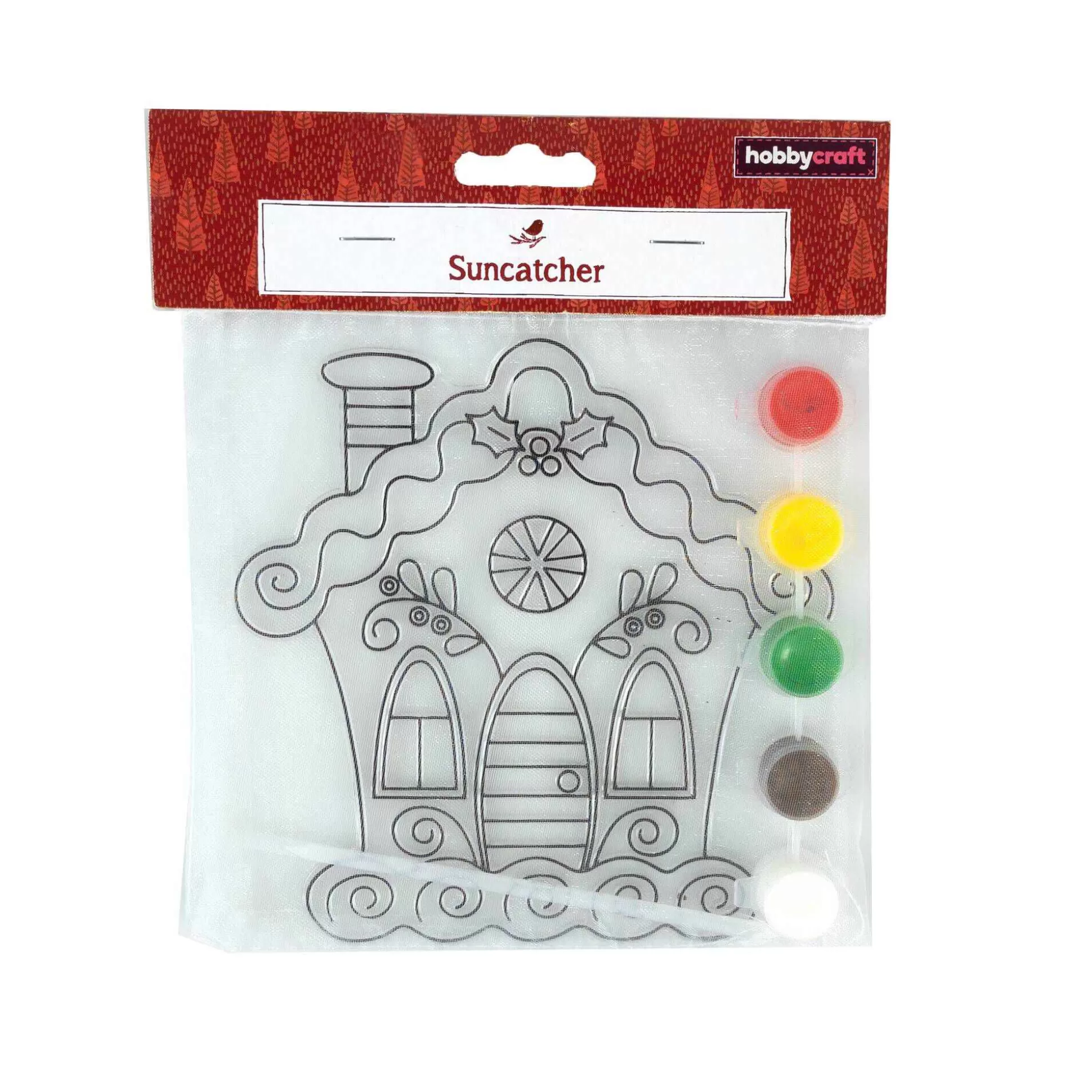 Gingerbread House Plastic Suncatcher-Hobbycraft Discount