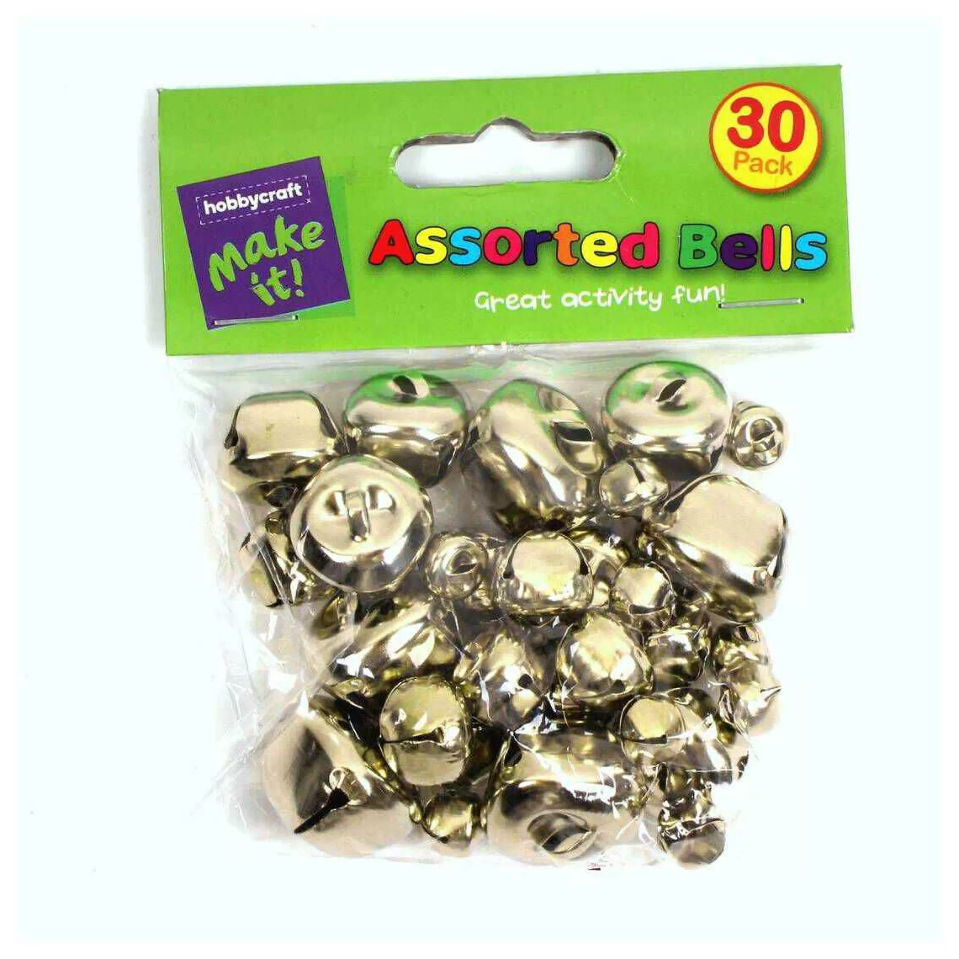 Gold Jingle Bells 30 Pack-Hobbycraft Fashion