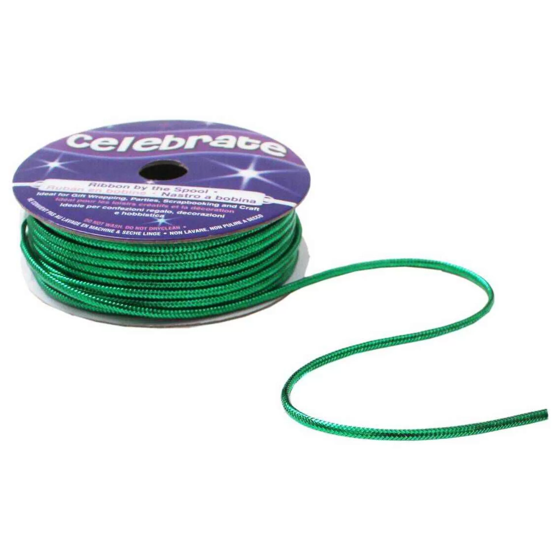 Green Lurex Edge Cord 1.6Mm X 8M-Hobbycraft Best