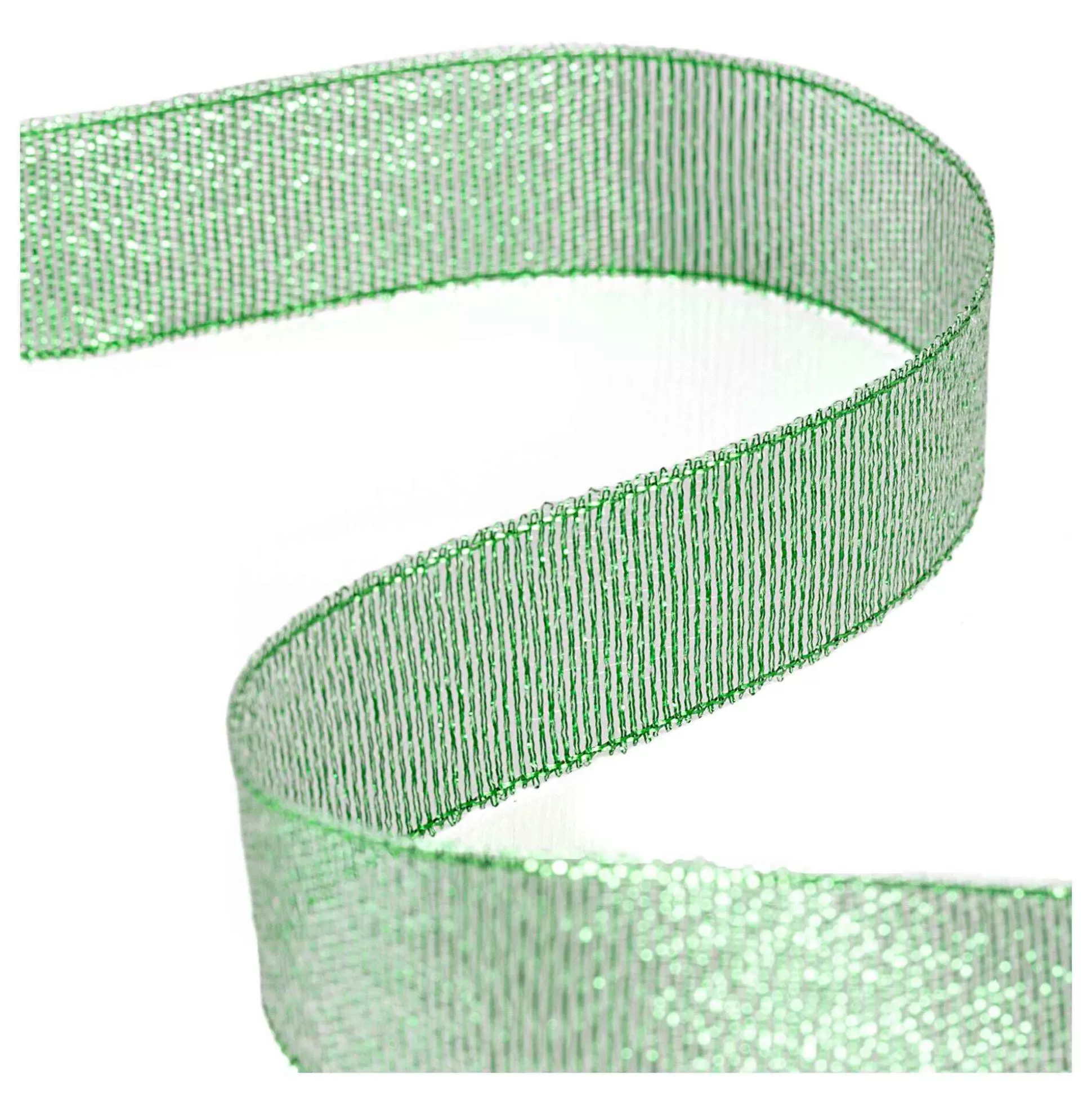 Green Metallic Ribbon 20Mm X 10M-Hobbycraft Fashion